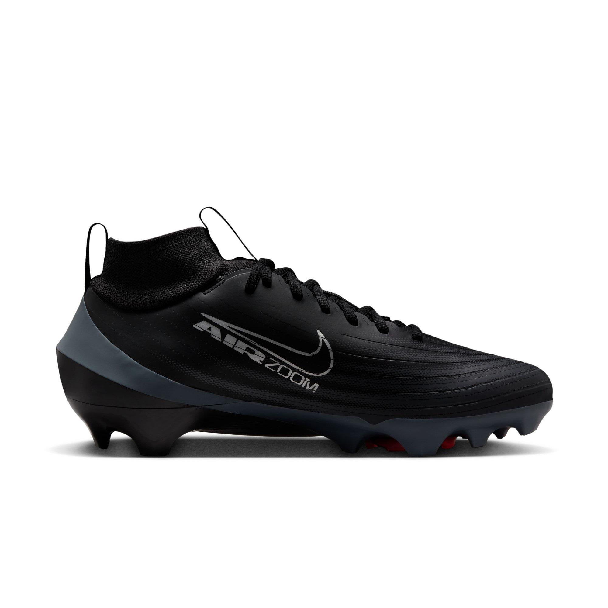 Nike Vapor Pro 1 "Black/Dark Grey/Bright Crimson" Men's Football Cleat - BLACK/GREY Thumbnail View 2