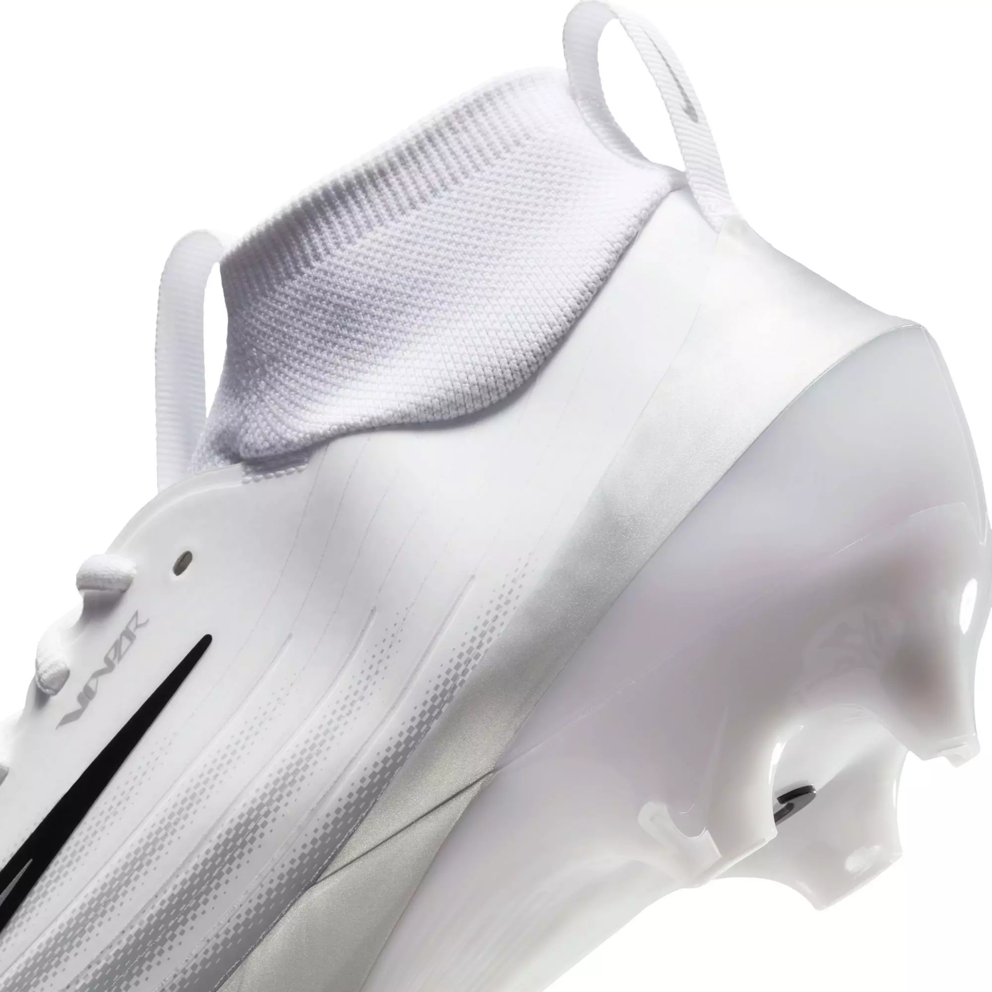 Nike Vapor Pro 1 "White/Metallic Silver/Black/Summit White" Men's Football Cleat - WHITE/SILVER