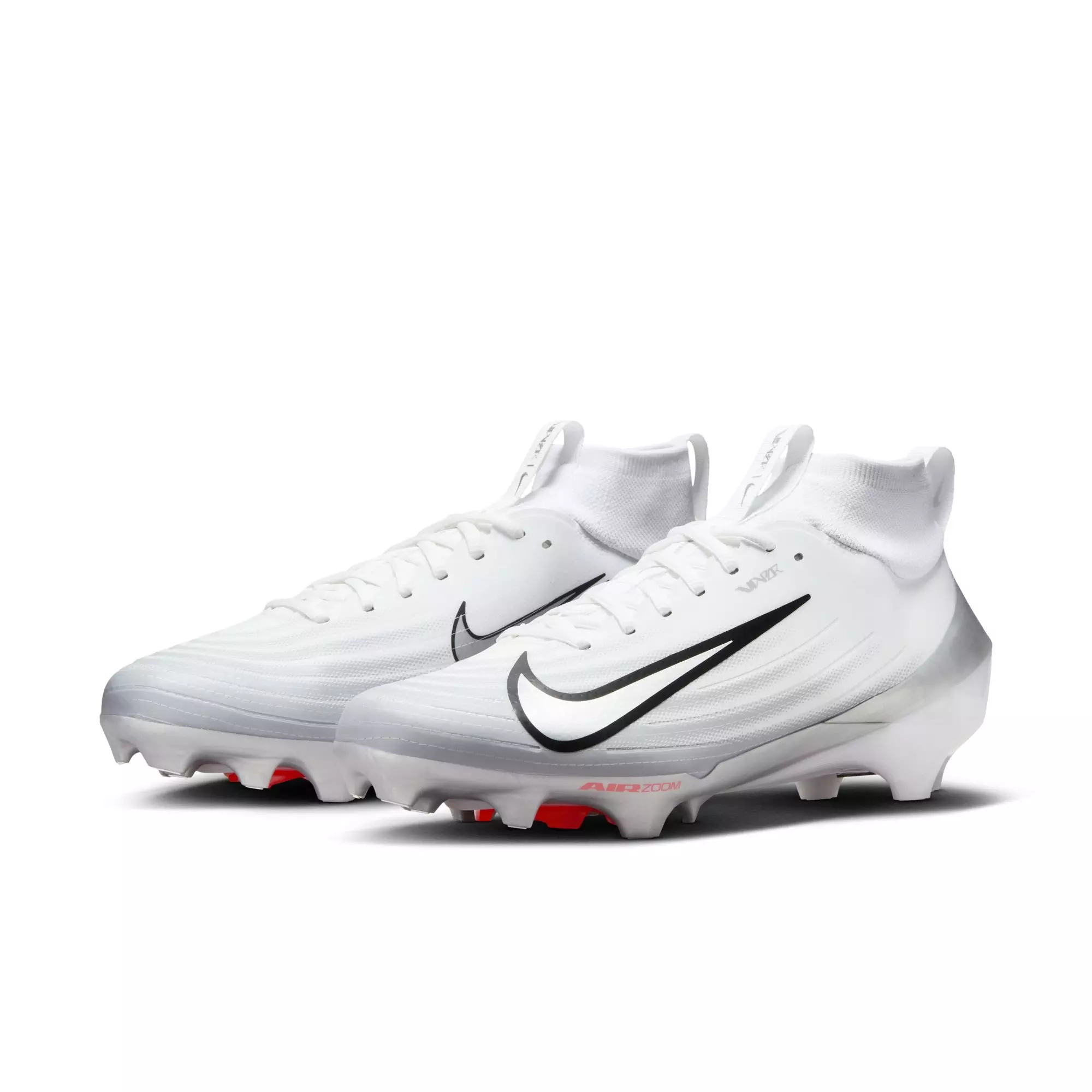 Nike Vapor Pro 1 "White/Metallic Silver/Black/Summit White" Men's Football Cleat