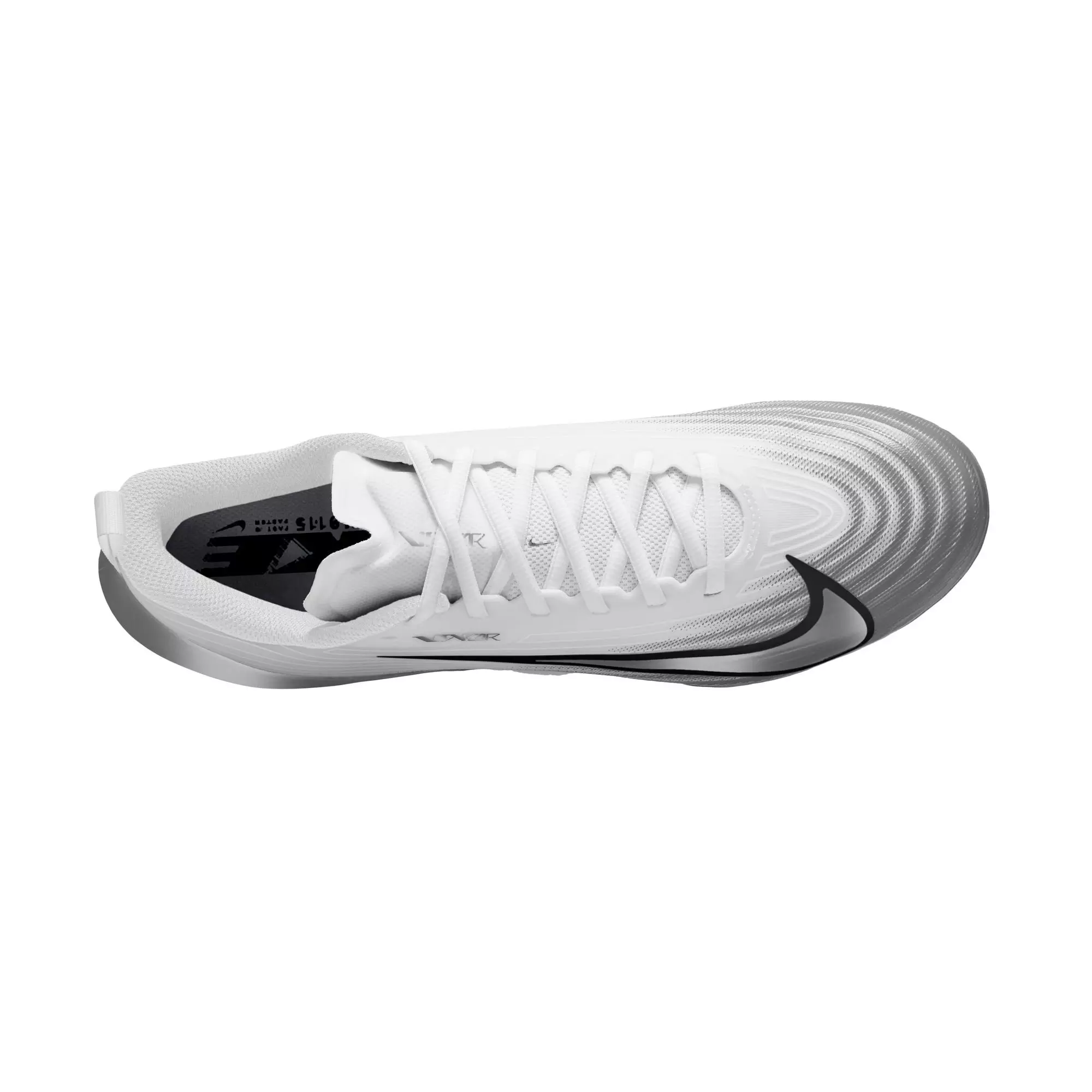 Nike Vapor Pro 1 "White/Metallic Silver/Black/Summit White" Men's Football Cleat - WHITE/SILVER