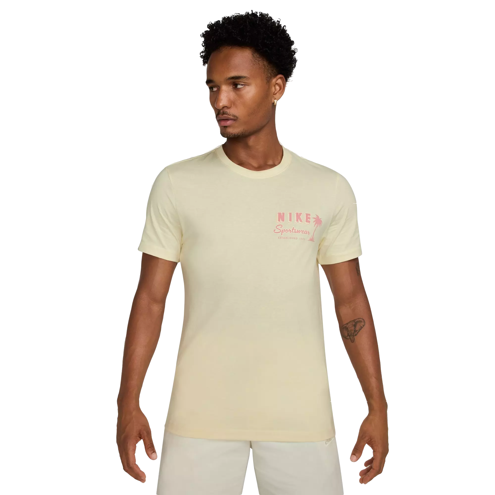 Nike Men's Sportswear Vacation Tee-Cream - CREAM