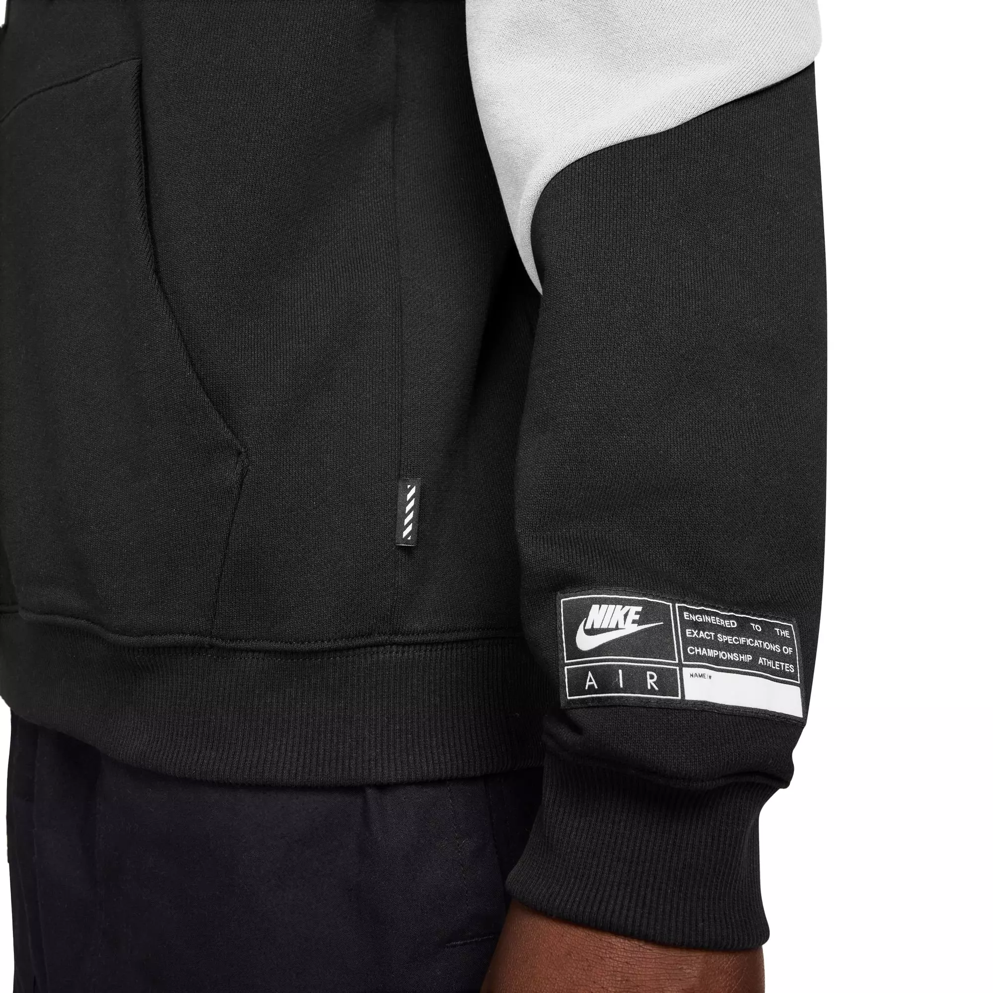 Nike Men's Air Fleece Pullover Hoodie - BLACK