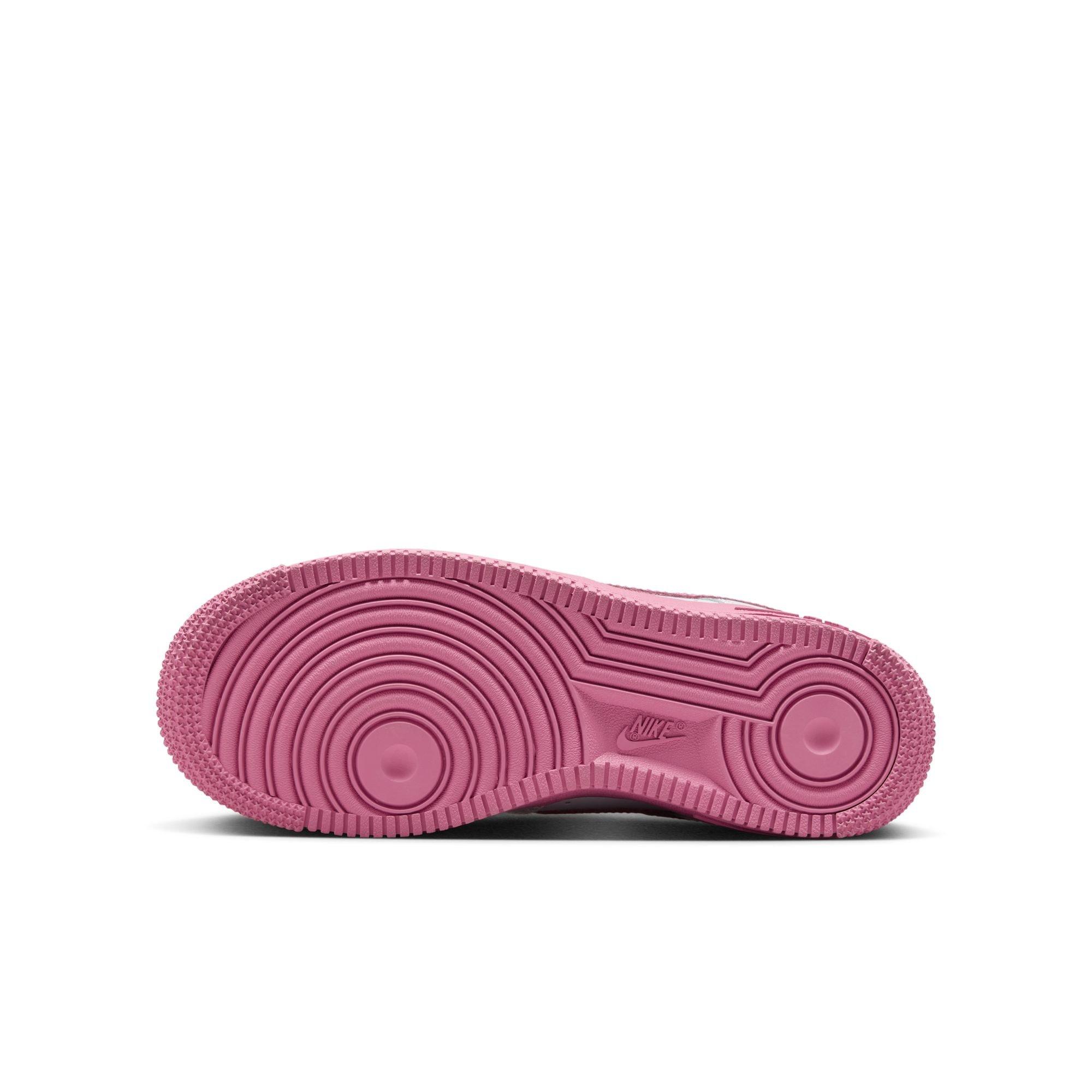 Nike Air Force 1 Grade School Girls' "White/Magic Flamingo" Shoe