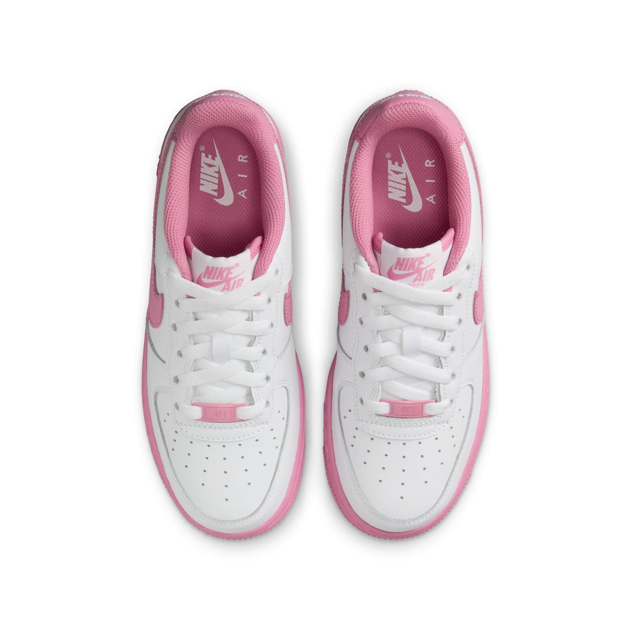 Nike Air Force 1 Preschool Girls' "White/Magic Flamingo" Shoe