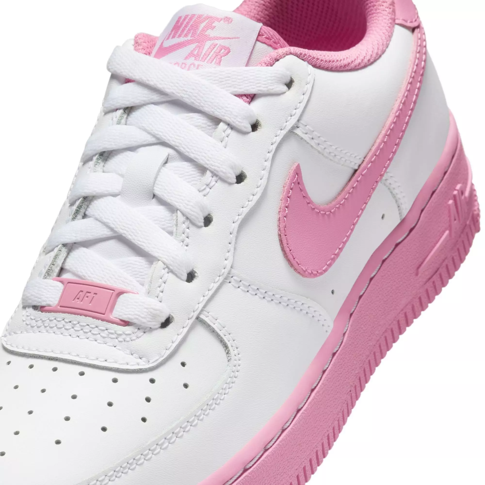 Nike Air Force 1 "White/Magic Flamingo" Preschool Girls' Shoe - PINK/WHITE