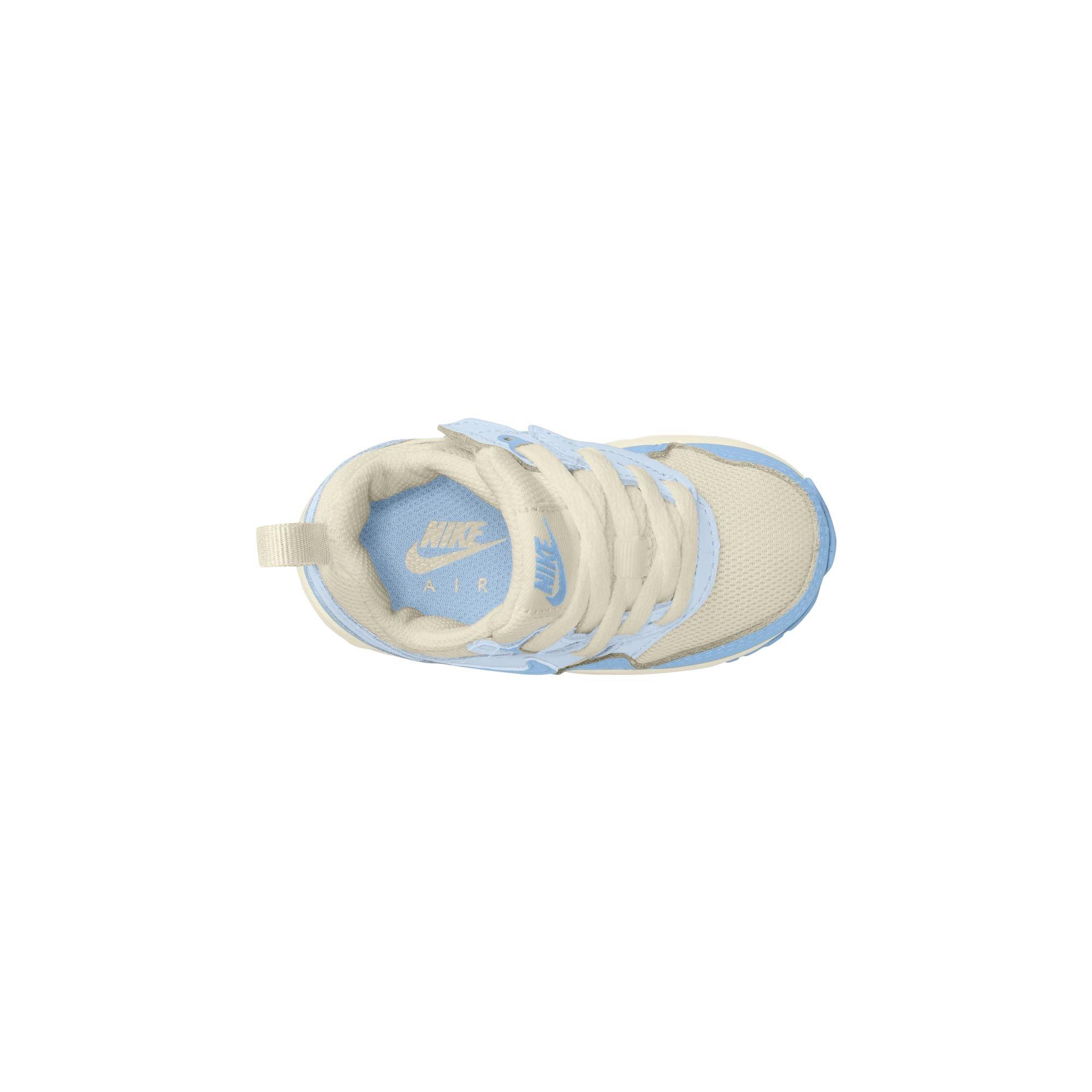 Nike Air Max 1 EasyOn Toddler Girls' "Sail/Psychic Blue/Blue Tint" Shoe