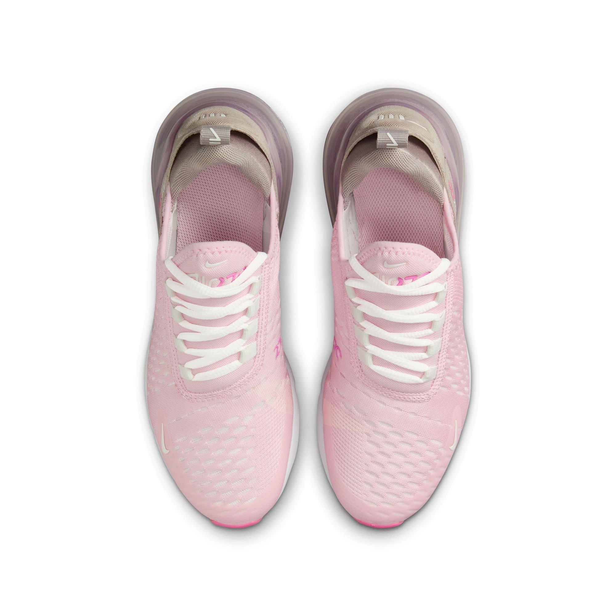Nike Air Max 270 Grade School Girls' "Pink Foam/Summit White/College Grey" Shoe