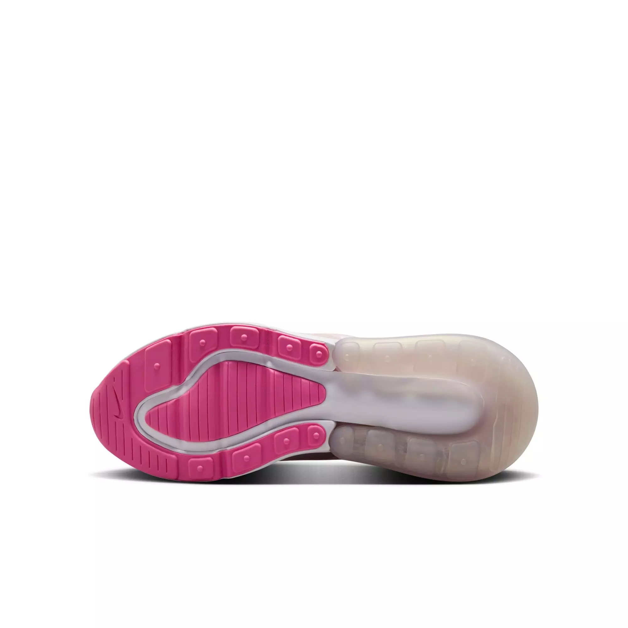 Nike Air Max 270 "Pink Foam/Summit White/College Grey" Grade School Girls' Shoe - PINK/WHITE