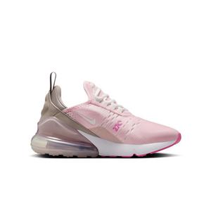Nike Air Max 270 "Pink Foam/Summit White/College Grey" Grade School Girls' Shoe
