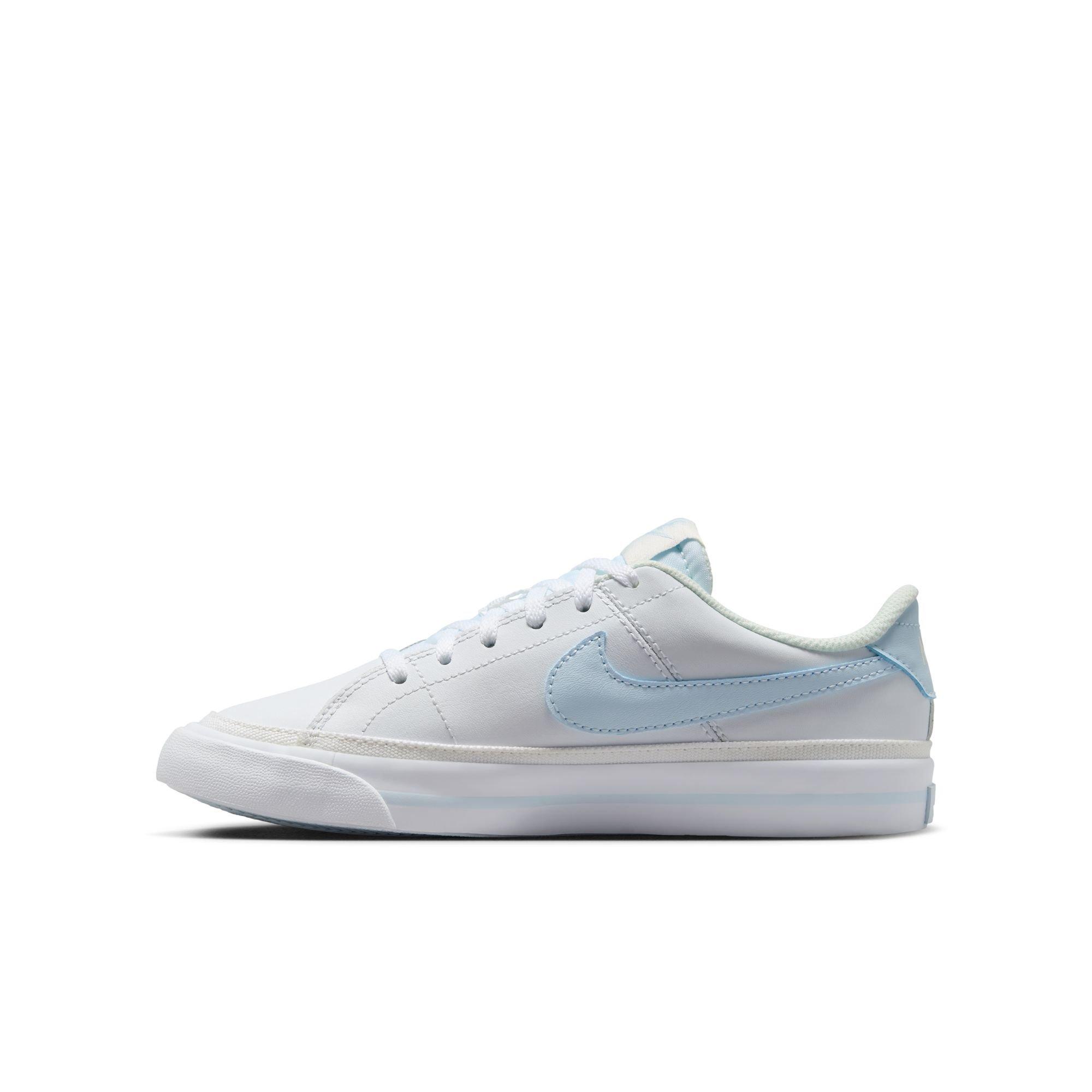 Nike Court Legacy Grade School Girls' "White/Blue Tint/Sail" Shoe