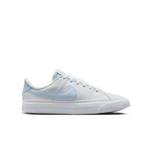 Nike Court Legacy "White/Blue Tint/Sail" Grade School Girls' Shoe
