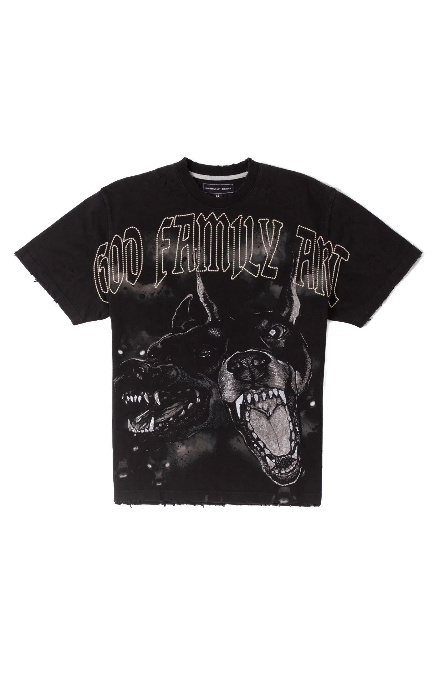 GFA Clothing Men's Dark Dog Tee - Black - BLACK