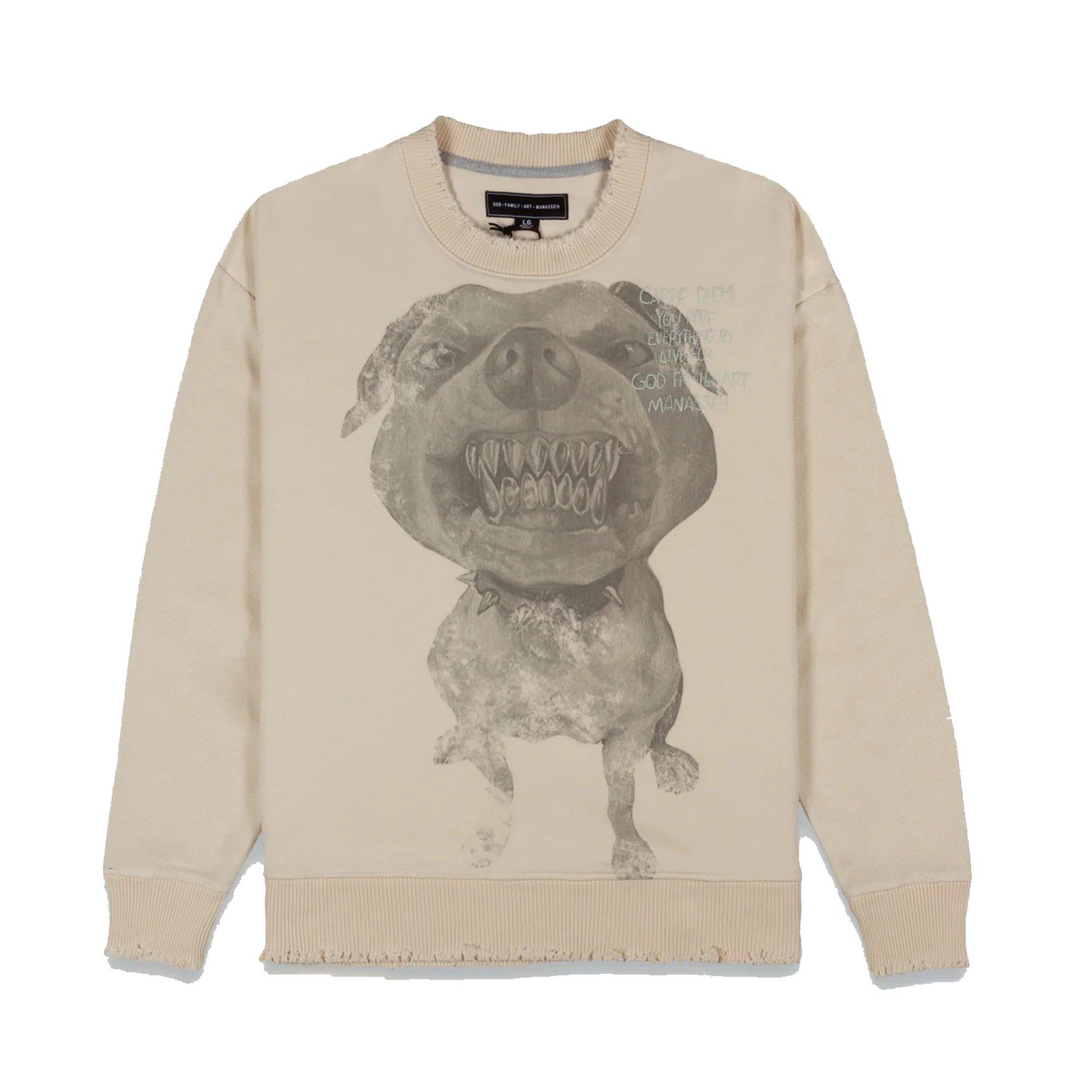 GFA Clothing Men's Canine Tooth Crewneck - Parchment - CREAM