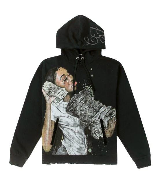 GFA Clothing Men's Hello Pullover Hoodie - BLACK
