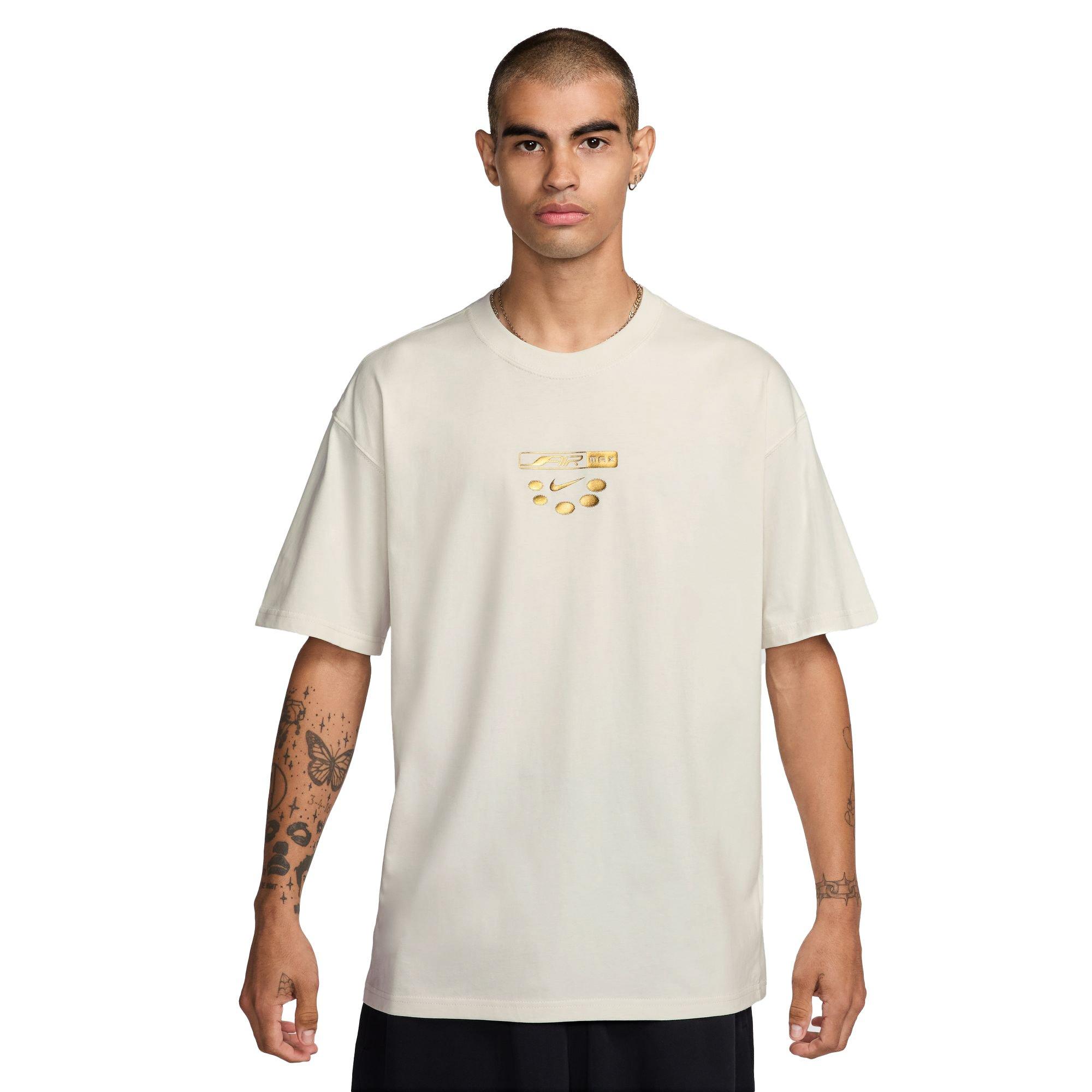 Nike Men's Sportswear M90 Tee - Brown - BROWN Thumbnail View 1
