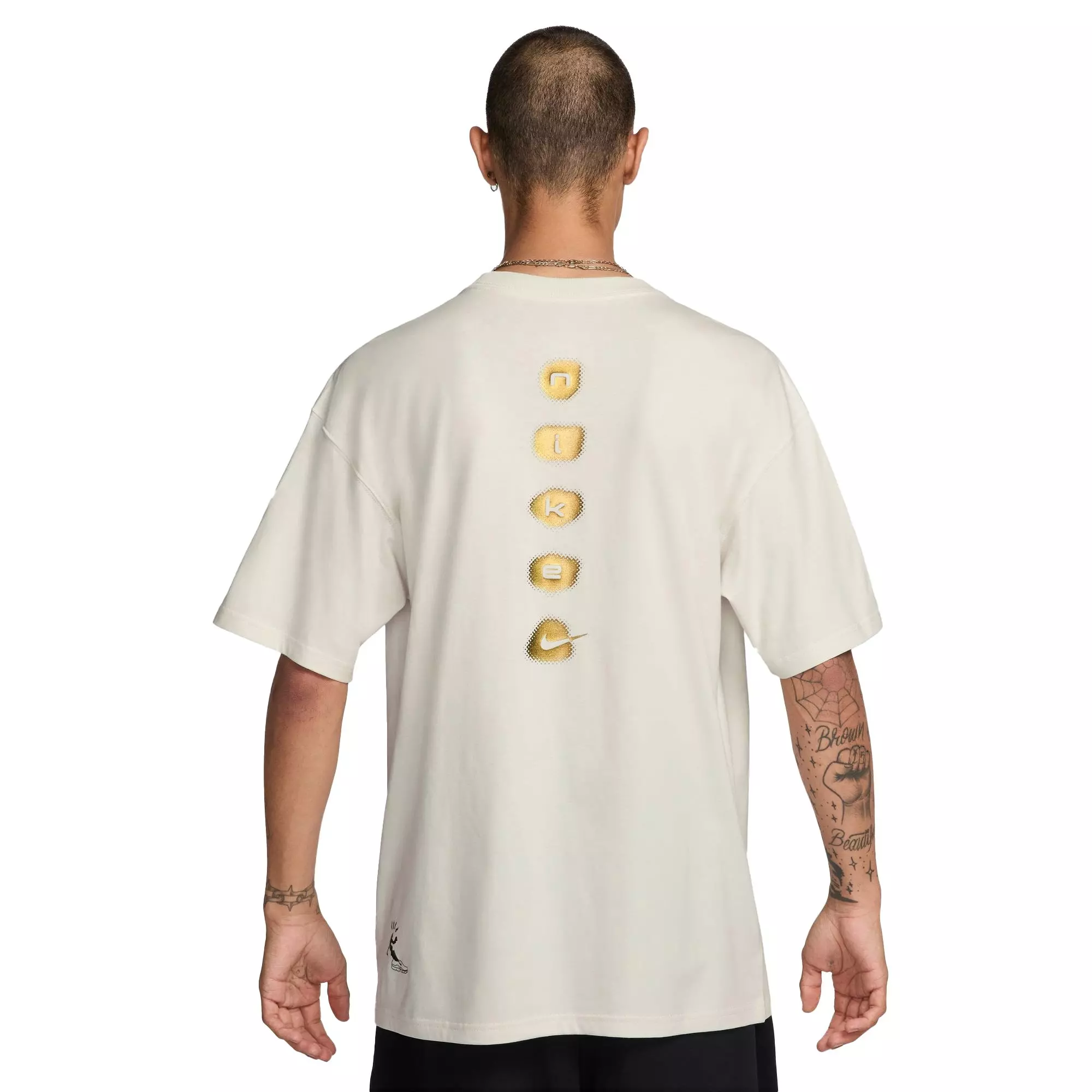 Nike Men's Sportswear M90 Tee-Brown - BROWN