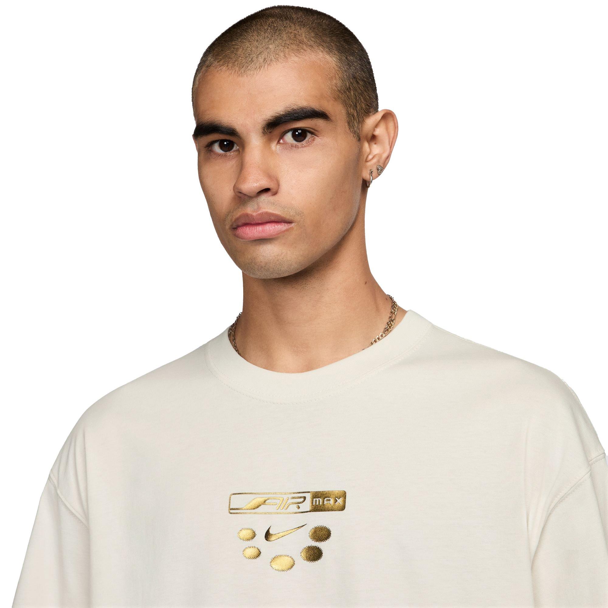 Nike Men's Sportswear M90 Tee - Brown - BROWN Thumbnail View 3