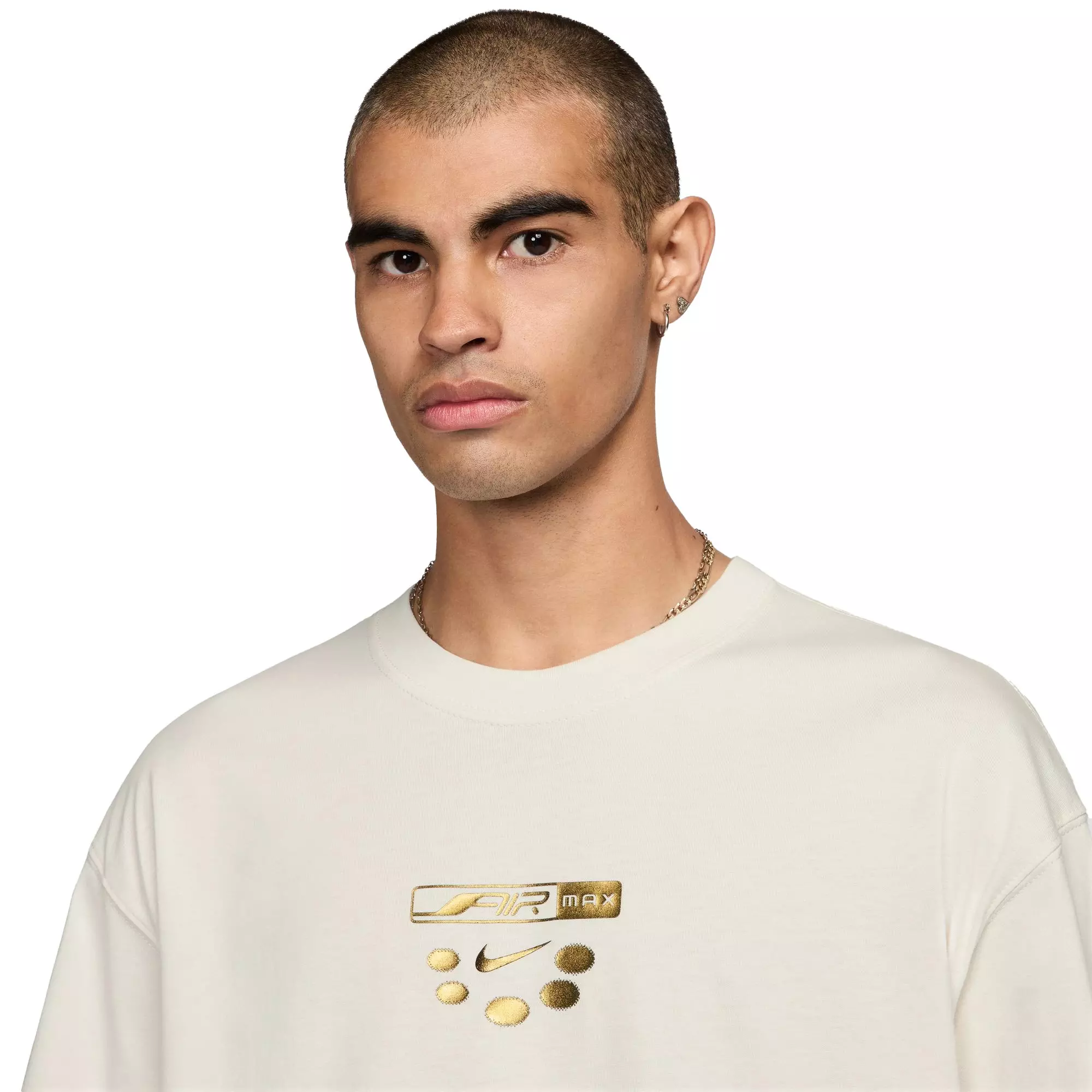 Nike Men's Sportswear M90 Tee-Brown - BROWN