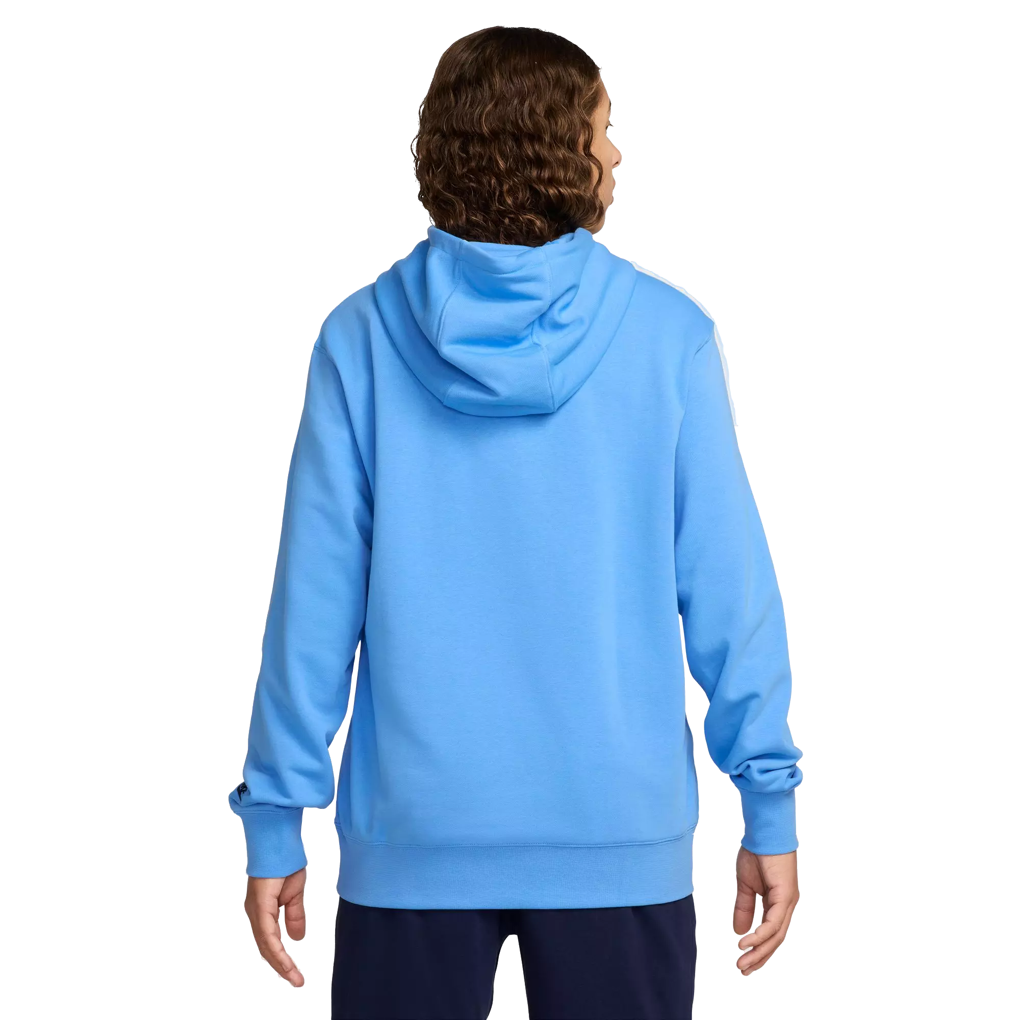 Nike Men's Club French Terry Hoodie - BLUE