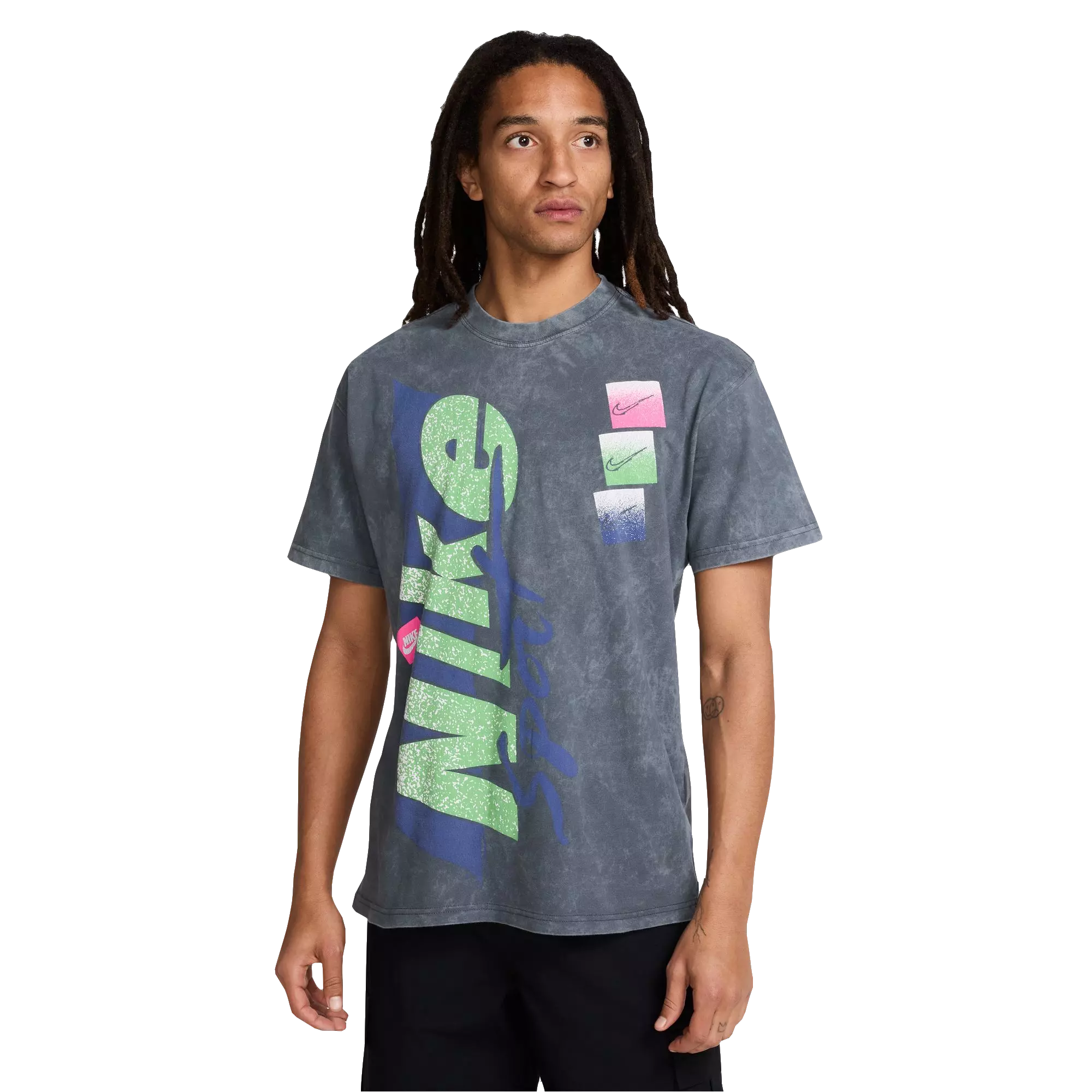 Nike Men's Sportswear M90 Vintage Tee - DK GREY