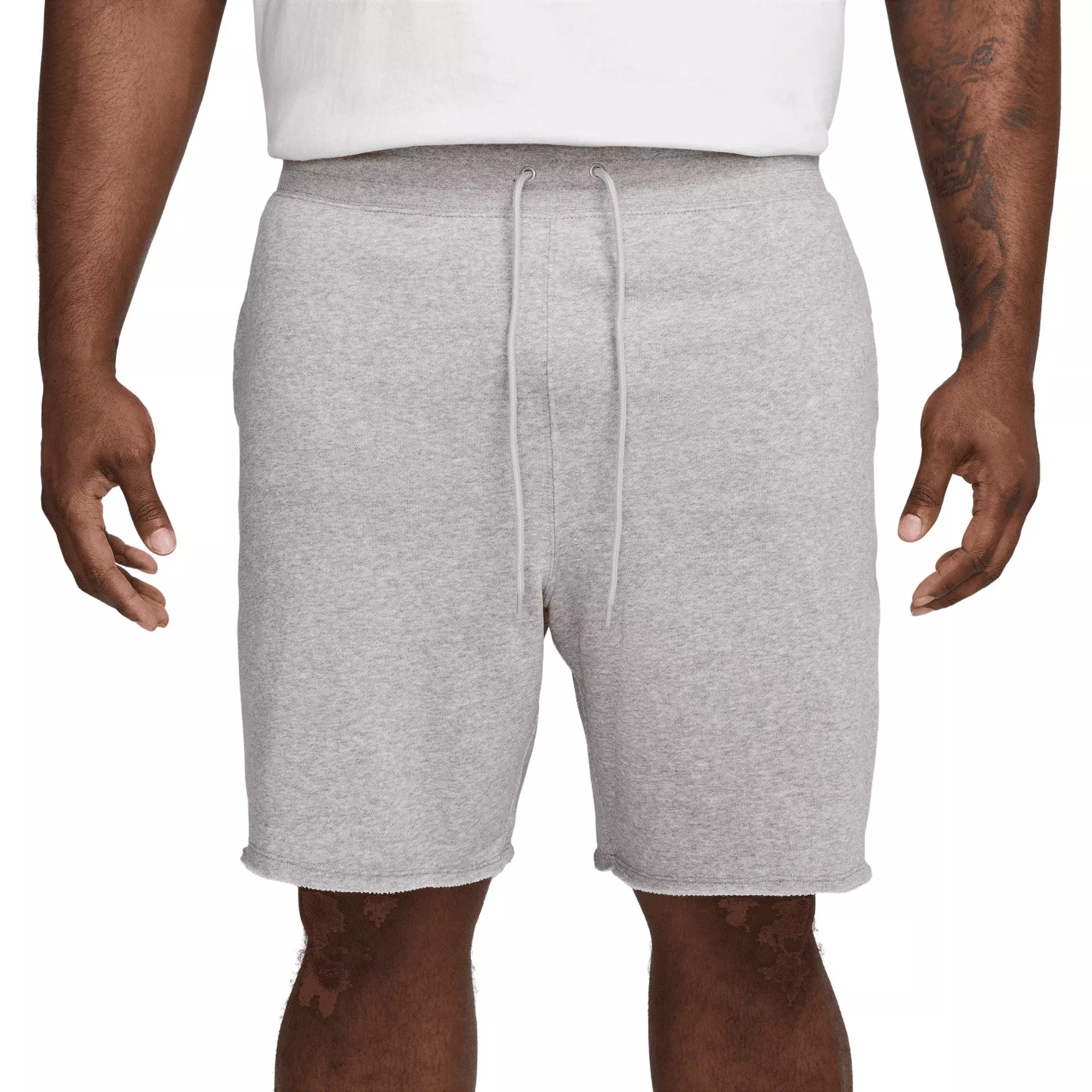 Nike Men's Club French Terry Alumni Shorts - Light Grey - LIGHT GREY