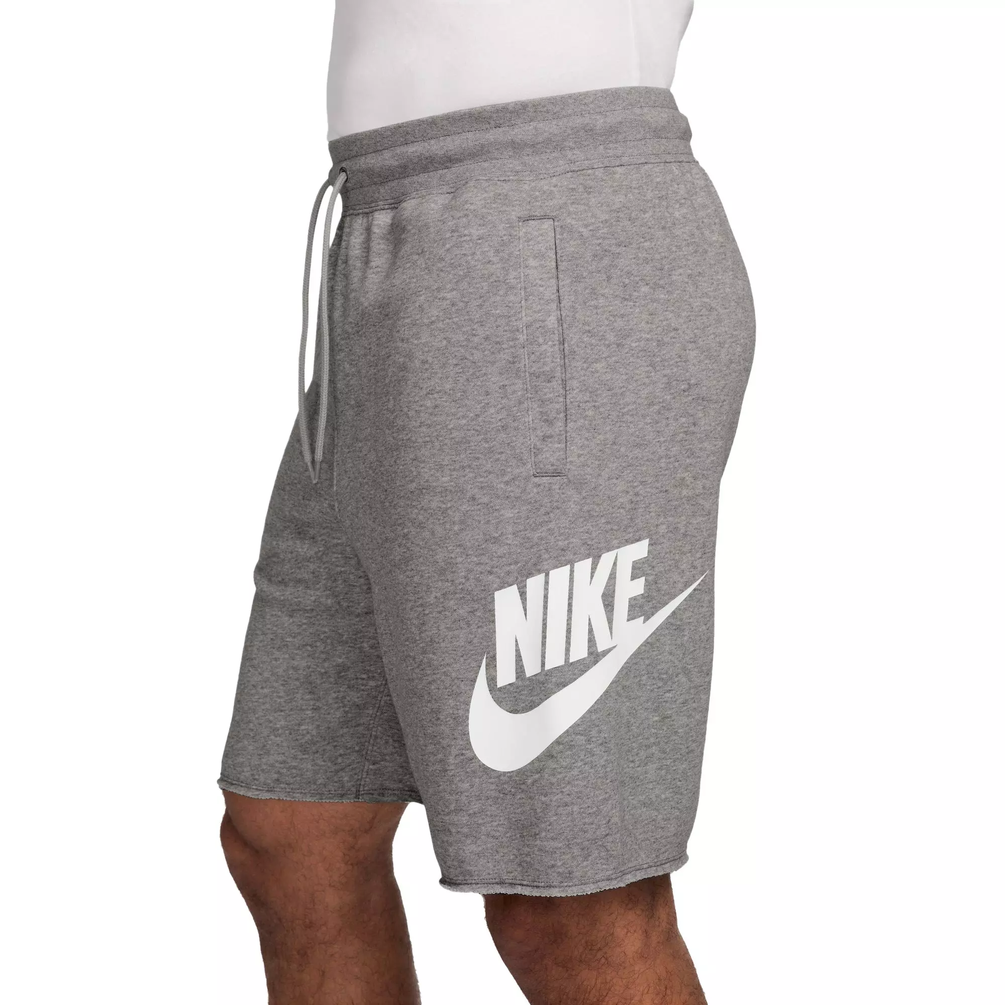 Nike Men's Club French Terry Alumni Shorts-Grey - GREY