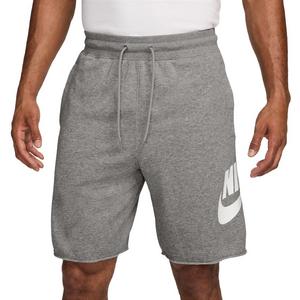Nike Men's Club French Terry Alumni Shorts-Grey