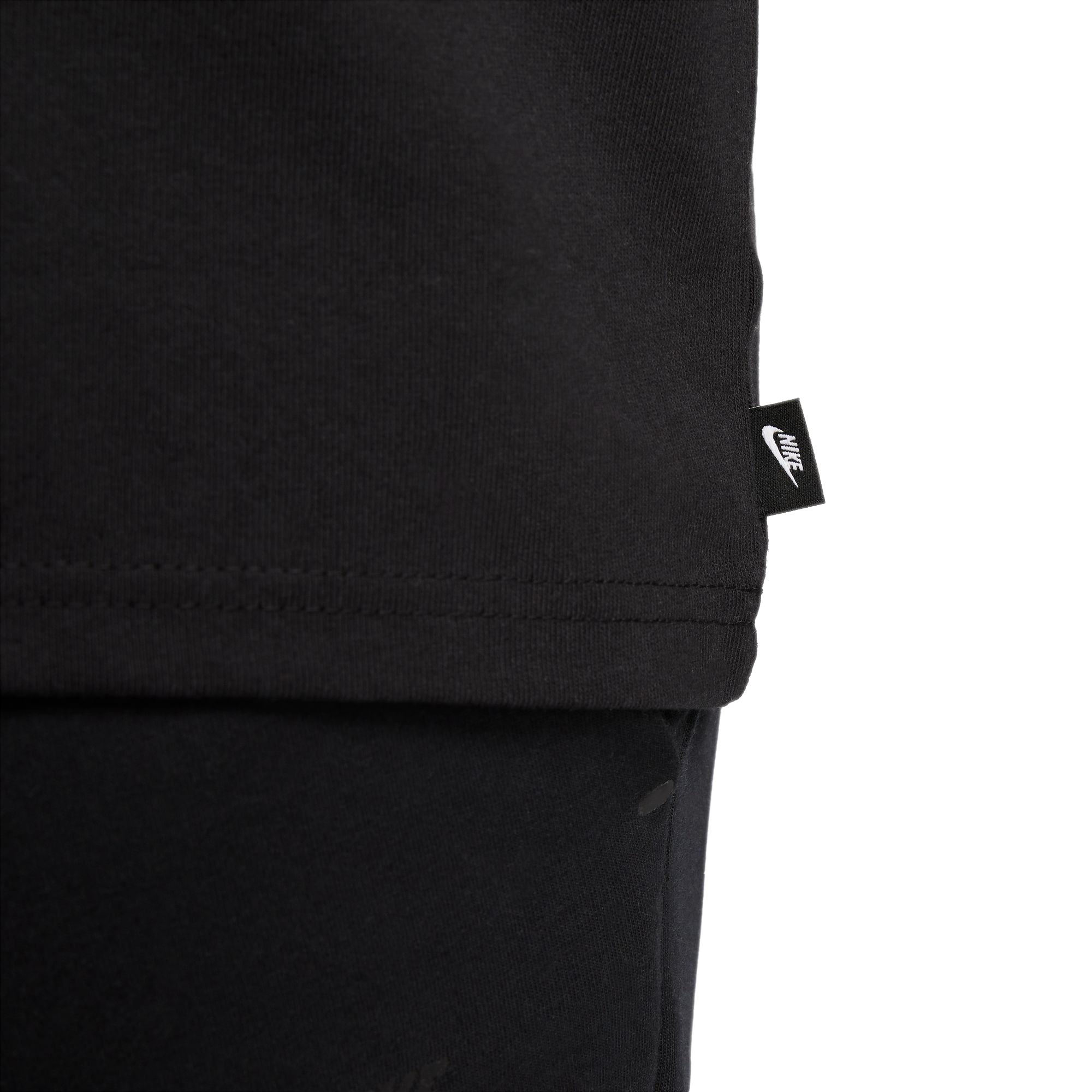 Nike Men's Sportswear Premium Essentials Tee-Black - BLACK Thumbnail View 4