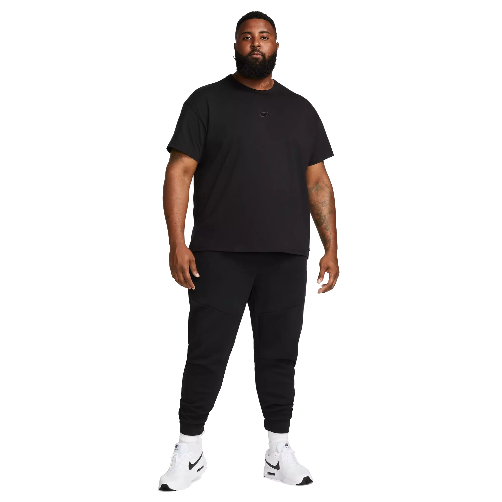 Nike Men's Sportswear Premium Essentials Tee-Black - BLACK