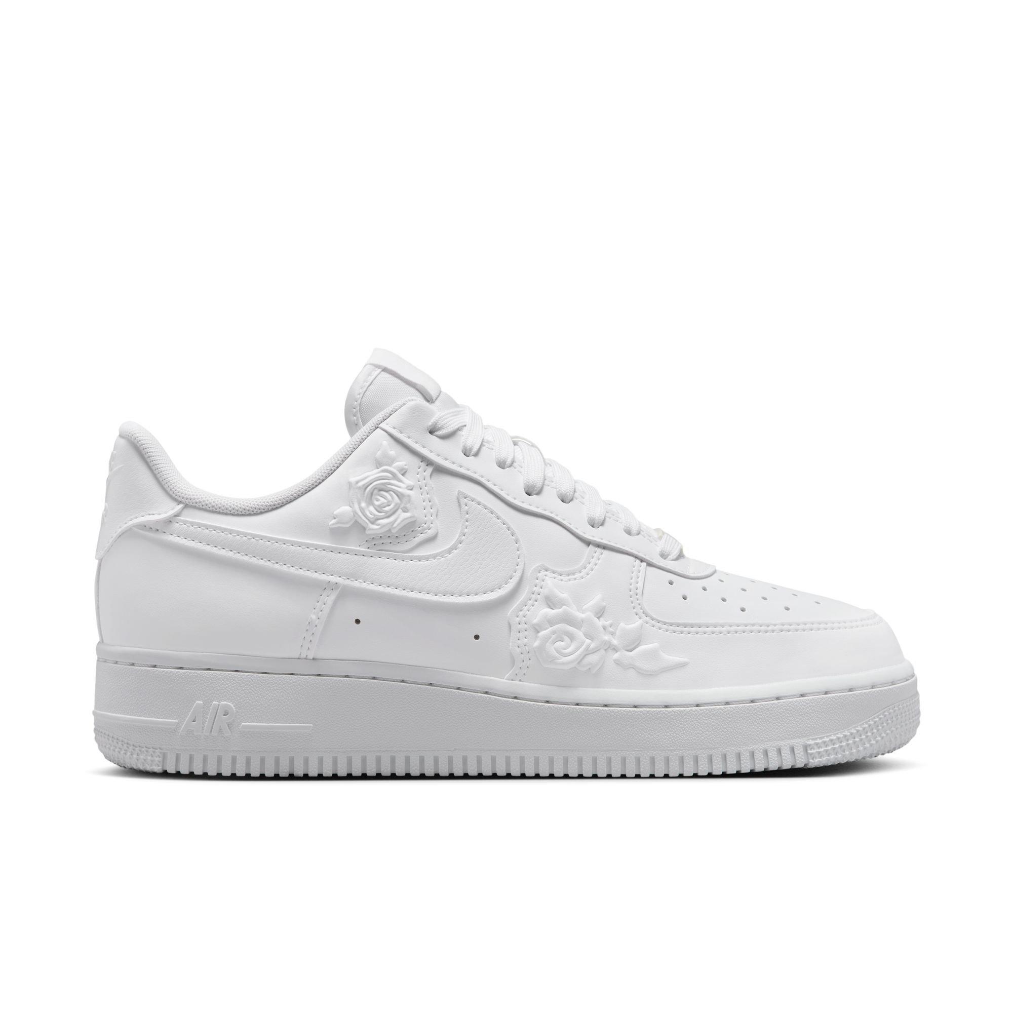 Nike Air Force 1 '07 "White Roses" Women's Shoe - WHITE Thumbnail View 1