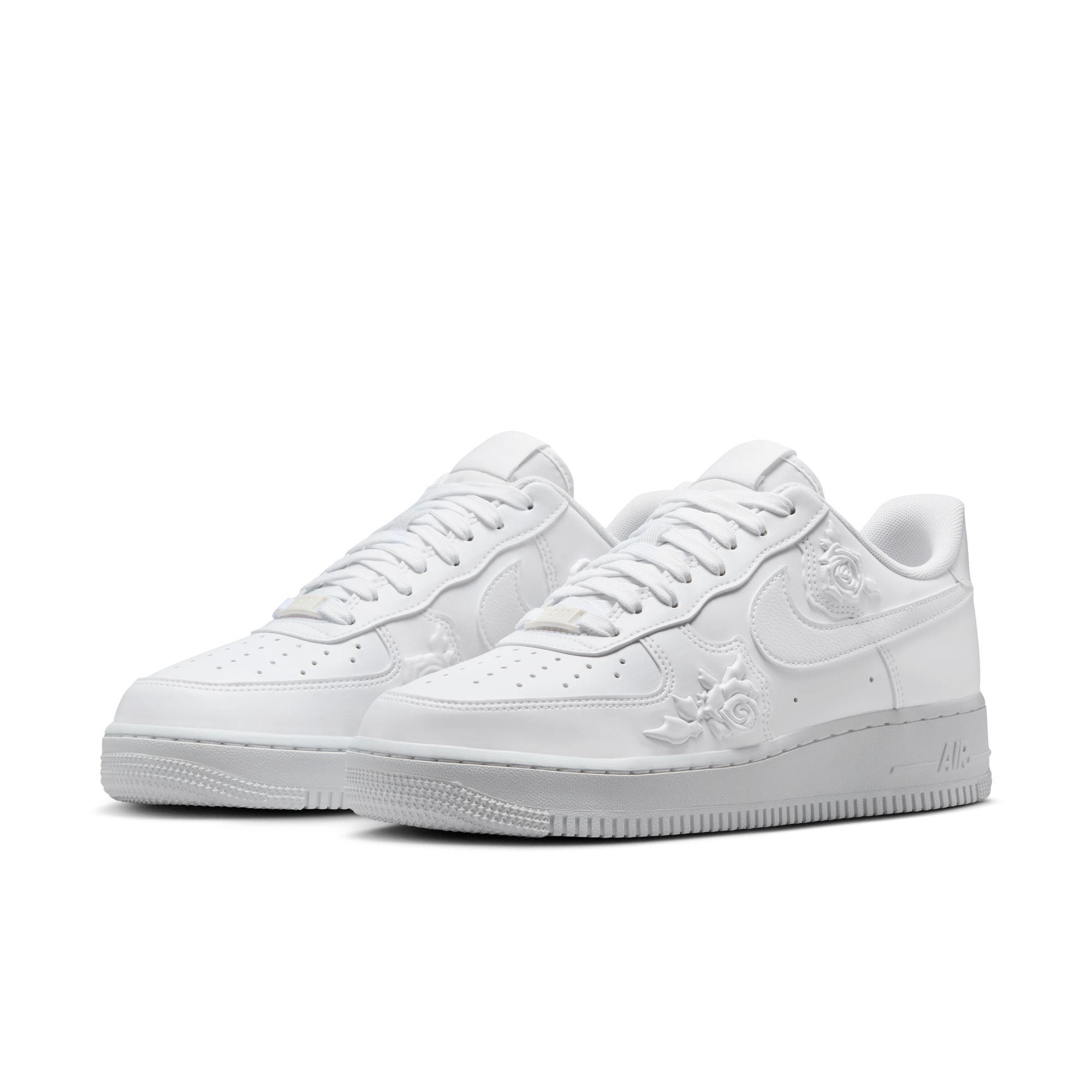 Nike Air Force 1 '07 "White Roses" Women's Shoe - WHITE Thumbnail View 3