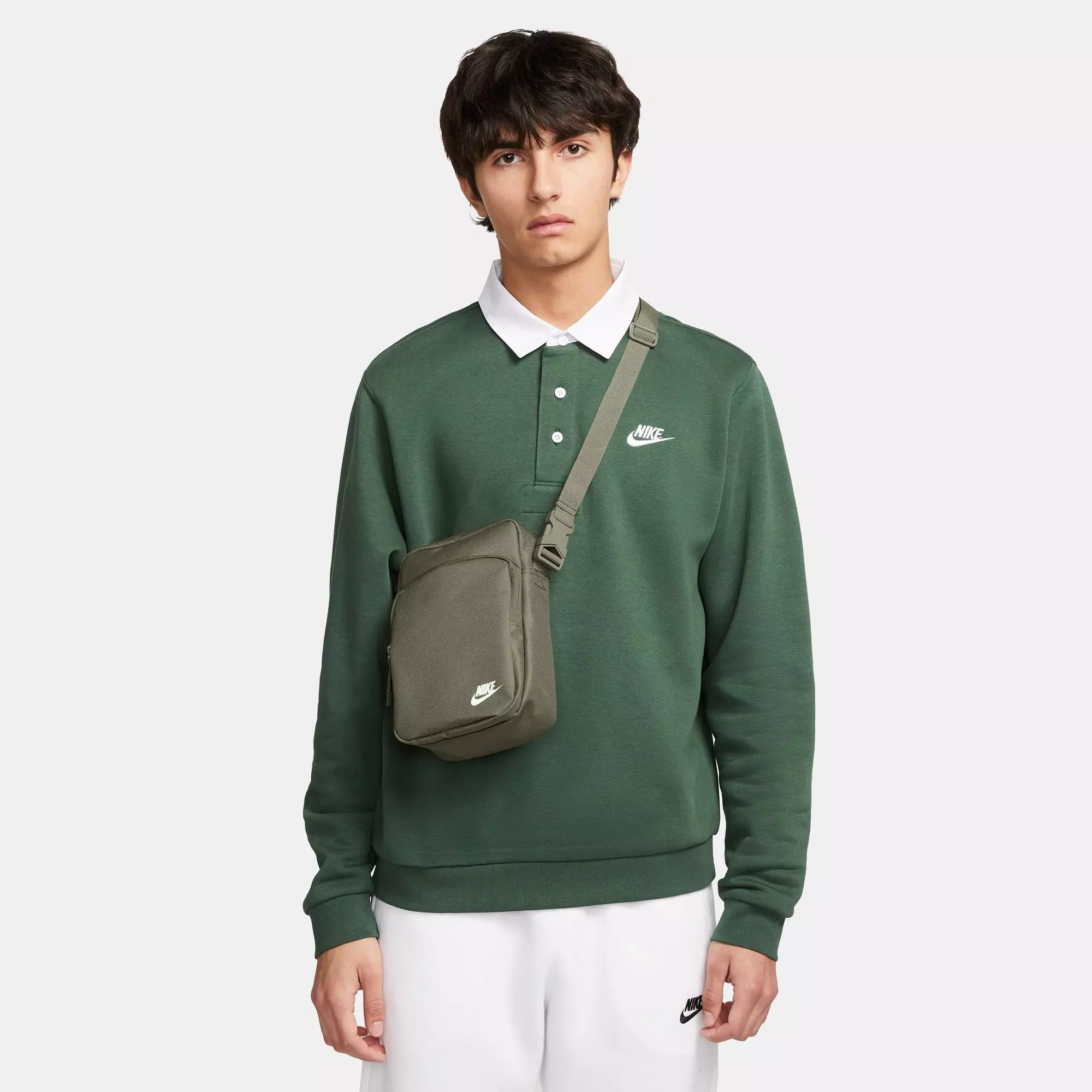 Nike Heritage Crossbody Bag - OLIVE