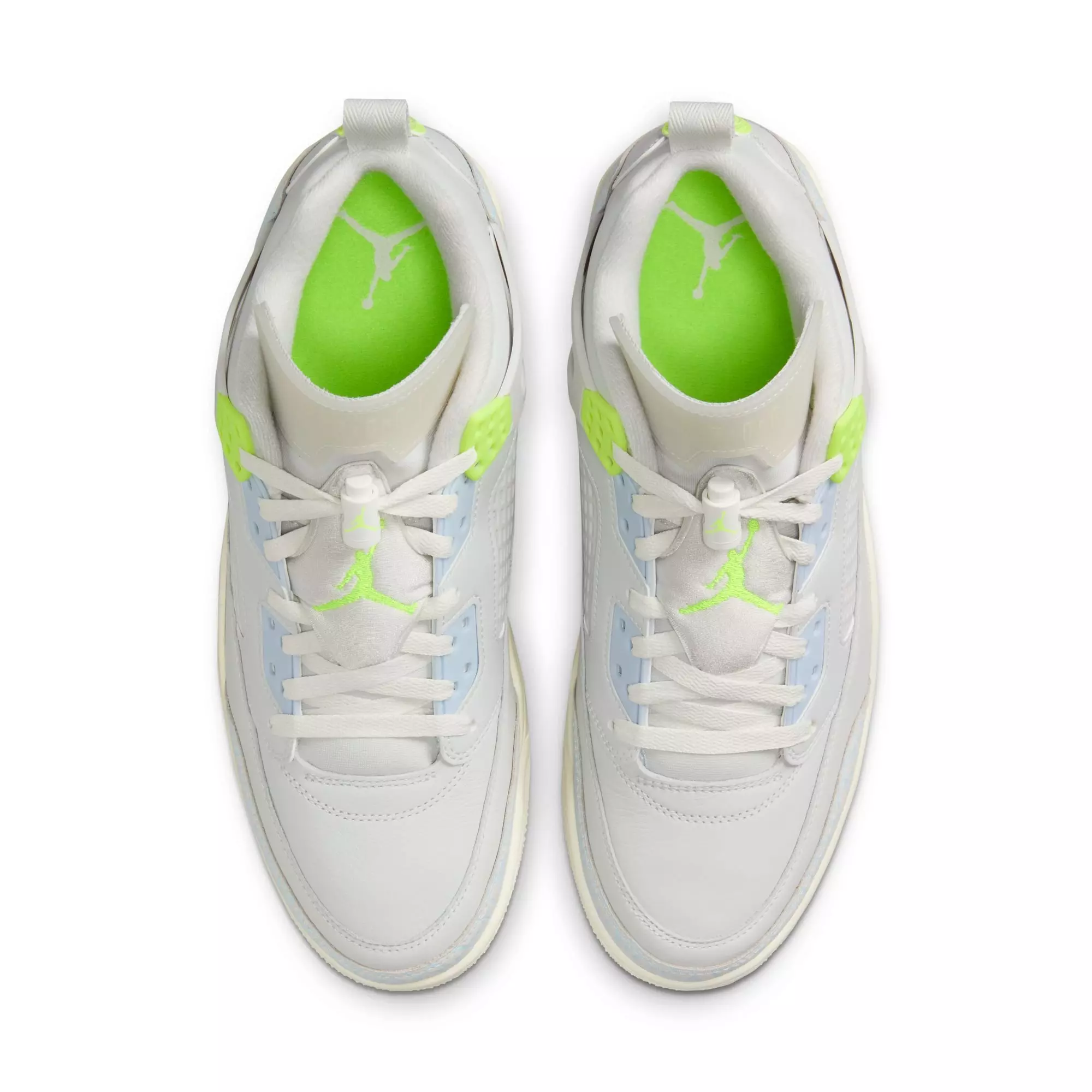 Jordan Spizike Low "Photon Dust/Volt/Sail/Coconut Milk" Men's Shoe - GREY/GREEN