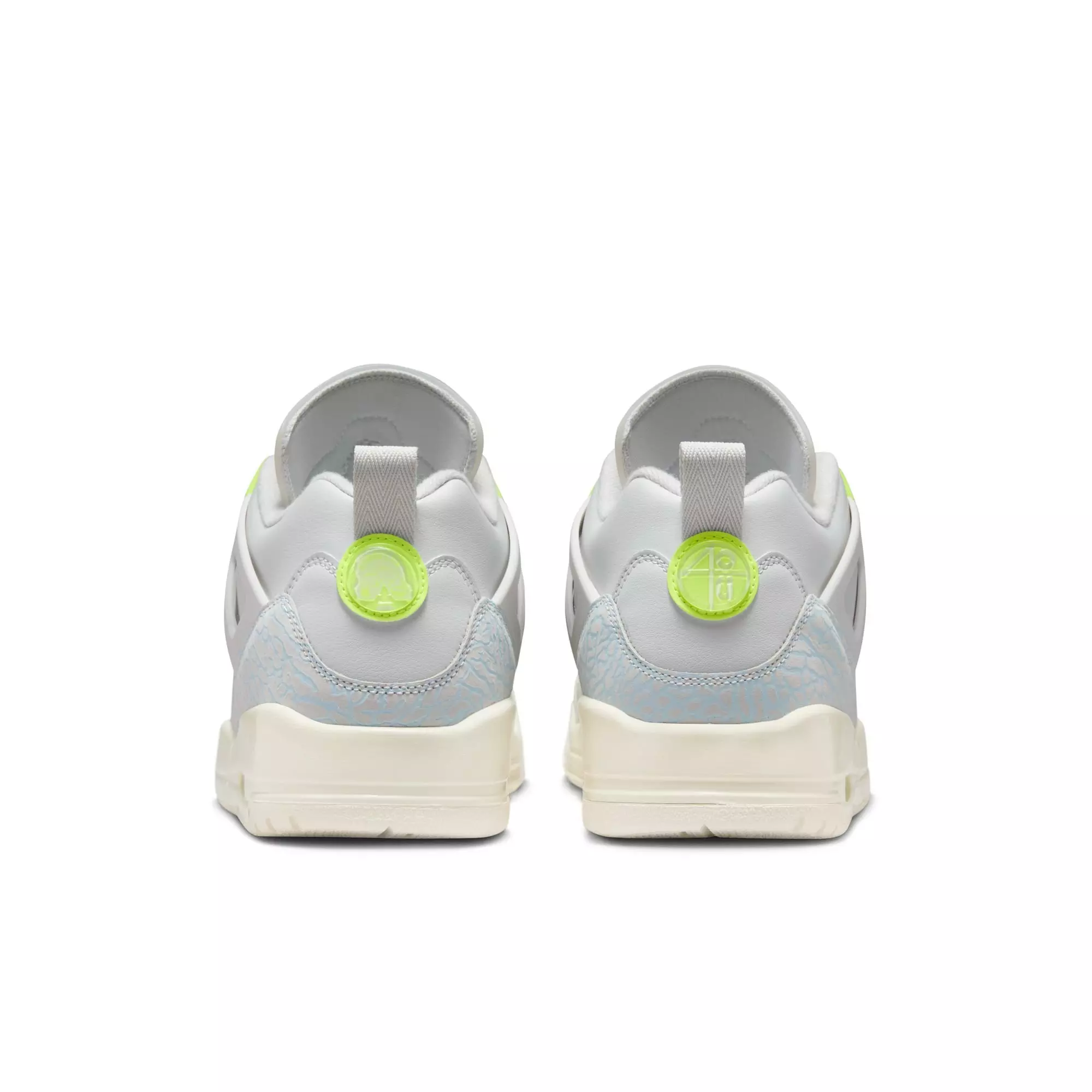 Jordan Spizike Low "Photon Dust/Volt/Sail/Coconut Milk" Men's Shoe - GREY/GREEN
