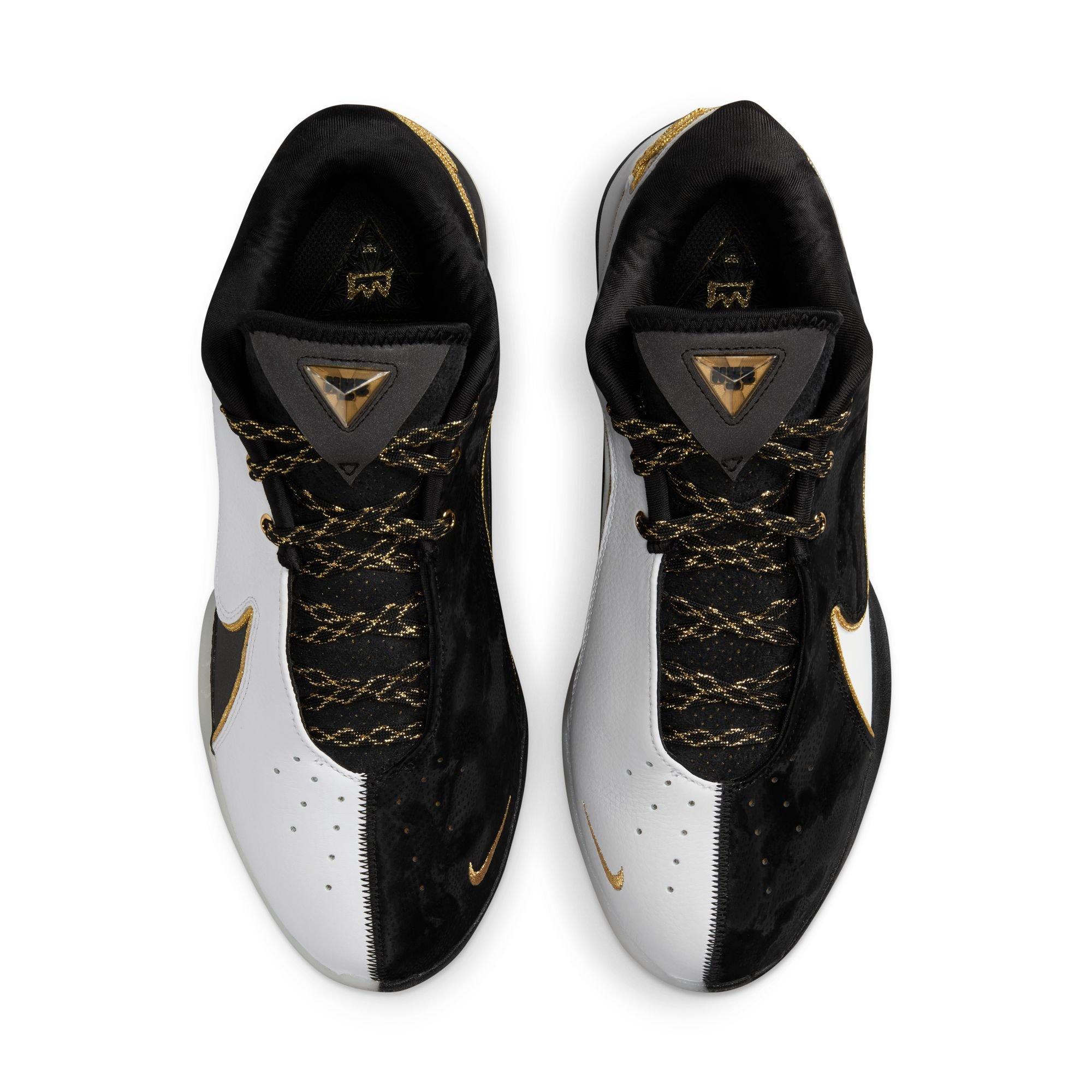 Nike LeBron XXII "Mogul" Men's Basketball Shoe - WHITE/BLACK/GOLD Thumbnail View 6