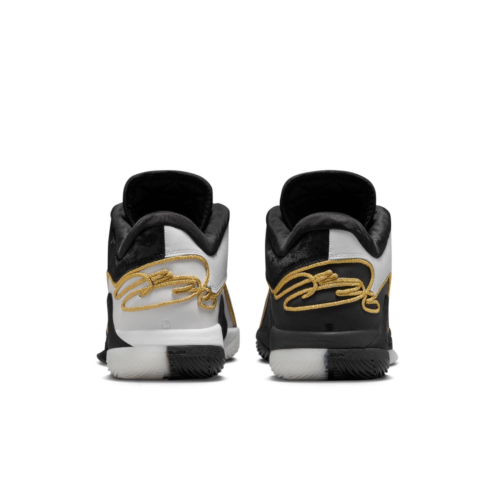 Nike LeBron XXII "Mogul" Men's Basketball Shoe - WHITE/BLACK/GOLD Thumbnail View 7
