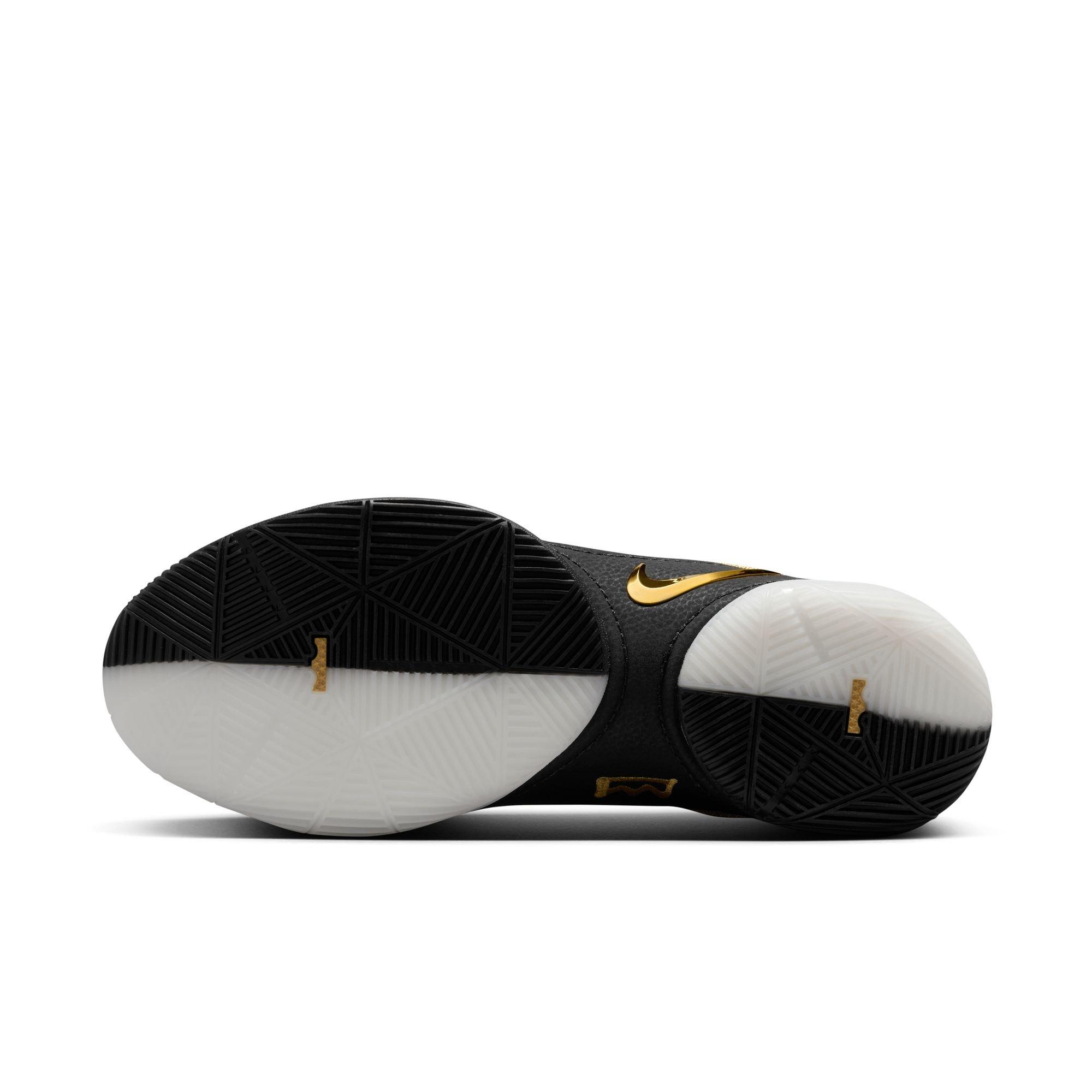 Nike LeBron XXII "Mogul" Men's Basketball Shoe - WHITE/BLACK/GOLD Thumbnail View 8