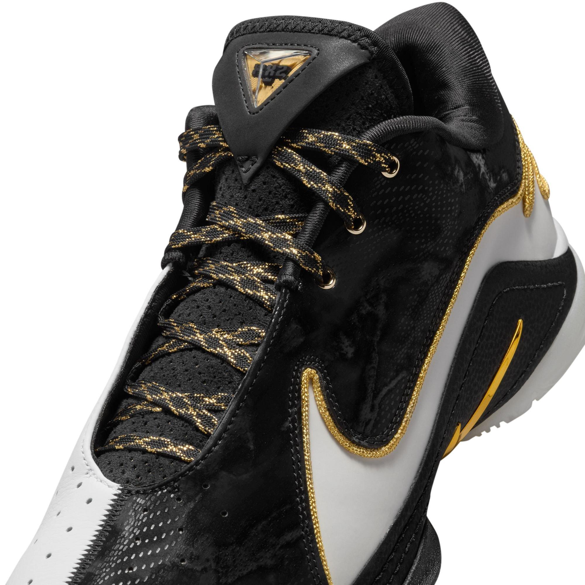 Nike LeBron XXII "Mogul" Men's Basketball Shoe - WHITE/BLACK/GOLD Thumbnail View 9