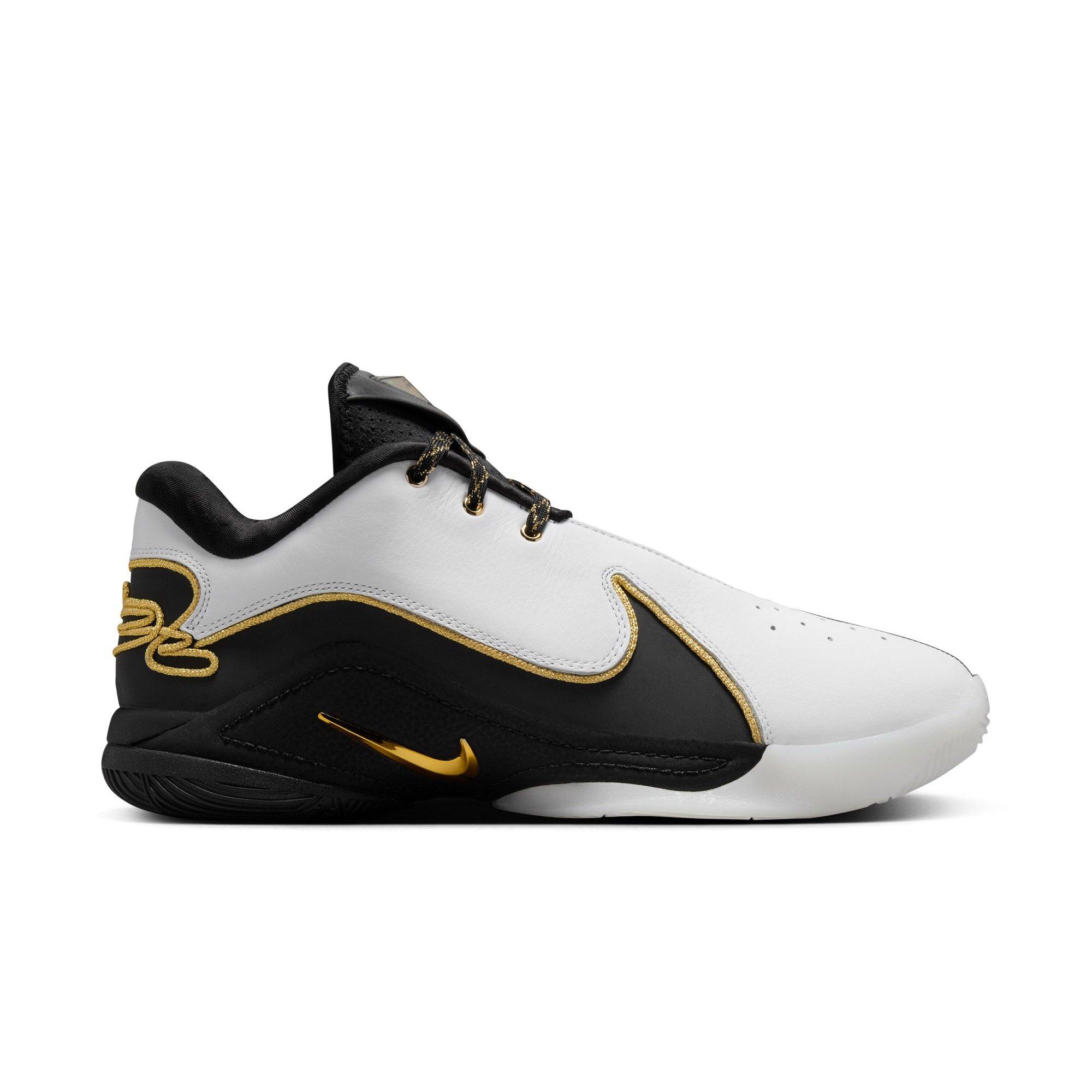 Nike LeBron XXII "Mogul" Men's Basketball Shoe - WHITE/BLACK/GOLD Thumbnail View 1
