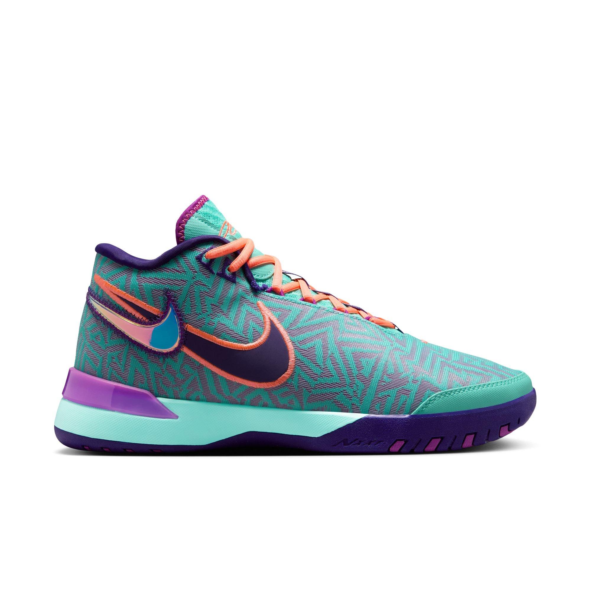 Nike Lebron NXXT Genisus "Hyper Turquoise" Men's Basketball Shoe - HYPER TURQUOISE/VIVID PURPLE/COURT PURPLE