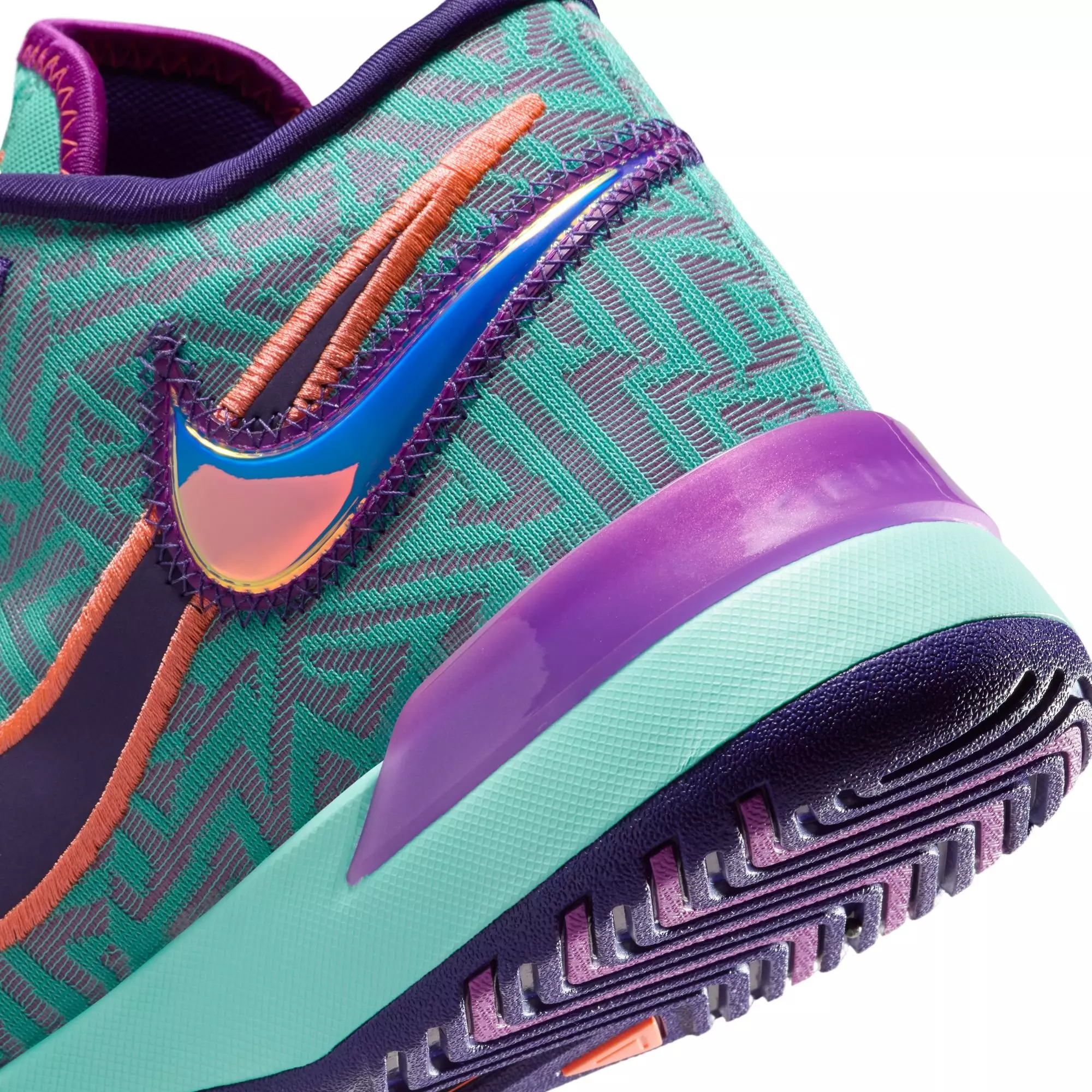Nike Lebron NXXT Genisus "Hyper Turquoise" Men's Basketball Shoe - HYPER TURQUOISE/VIVID PURPLE/COURT PURPLE
