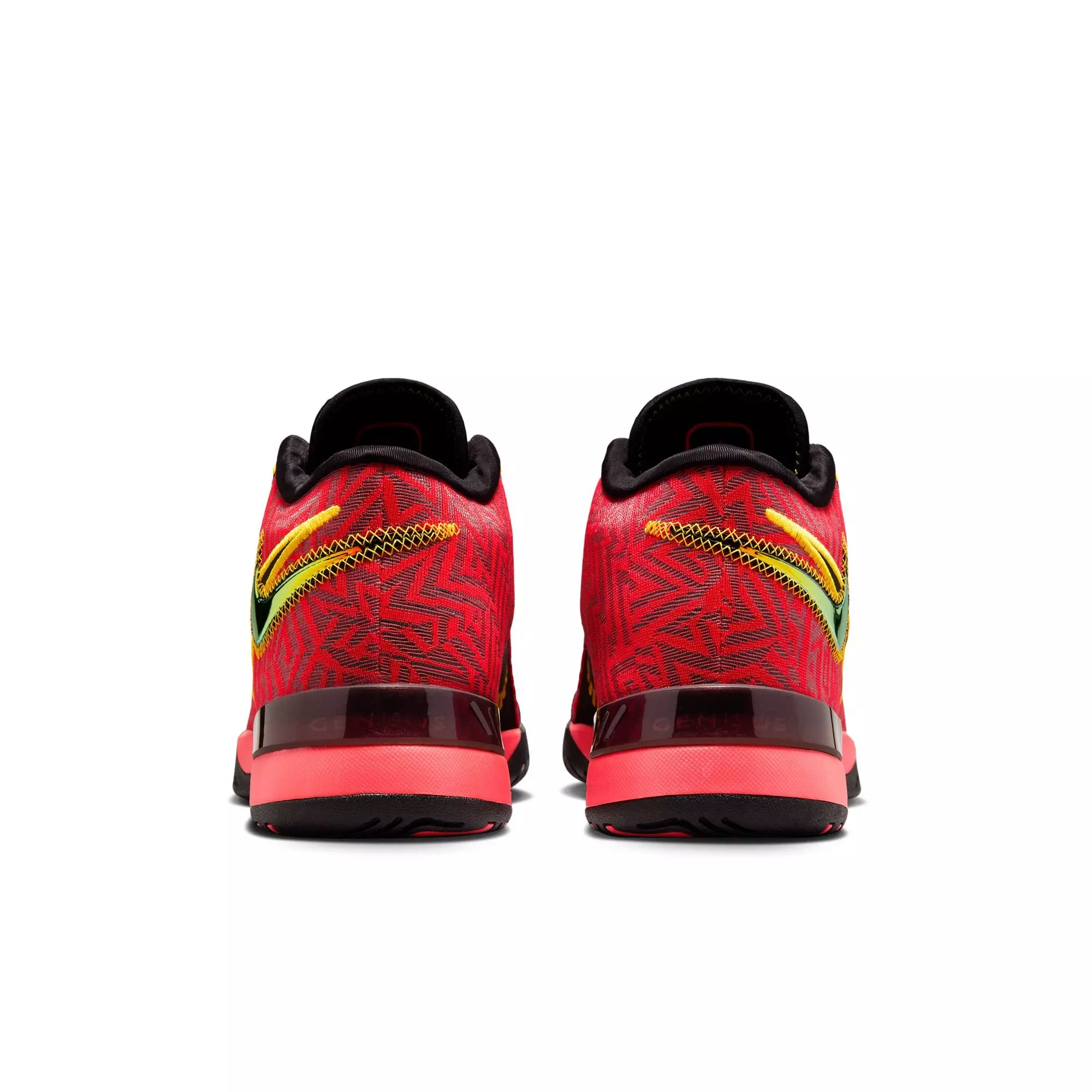 Nike LeBron NXXT Genisus "Radiation" Men's Basketball Shoe - BRIGHT CRIMSON/LASER ORANGE/BLACK