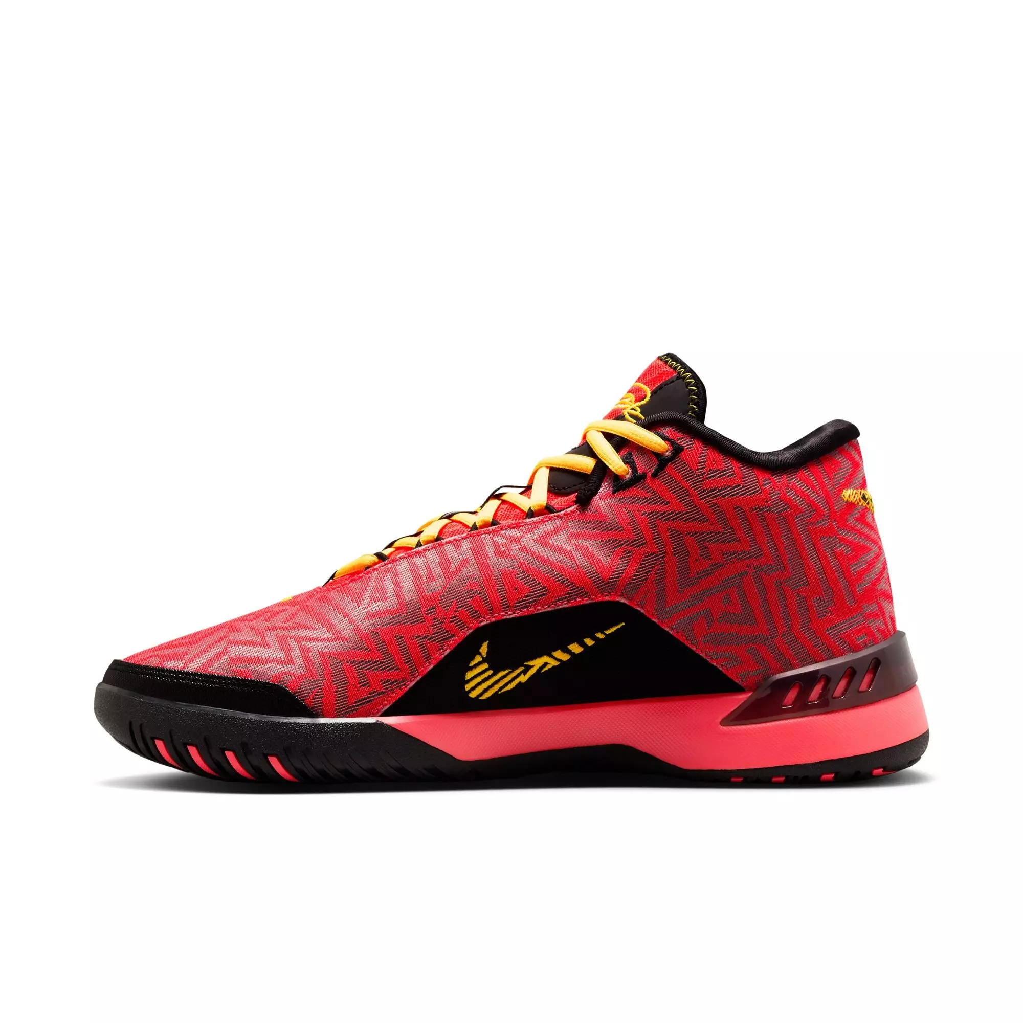 Nike LeBron NXXT Genisus "Radiation" Men's Basketball Shoe - BRIGHT CRIMSON/LASER ORANGE/BLACK