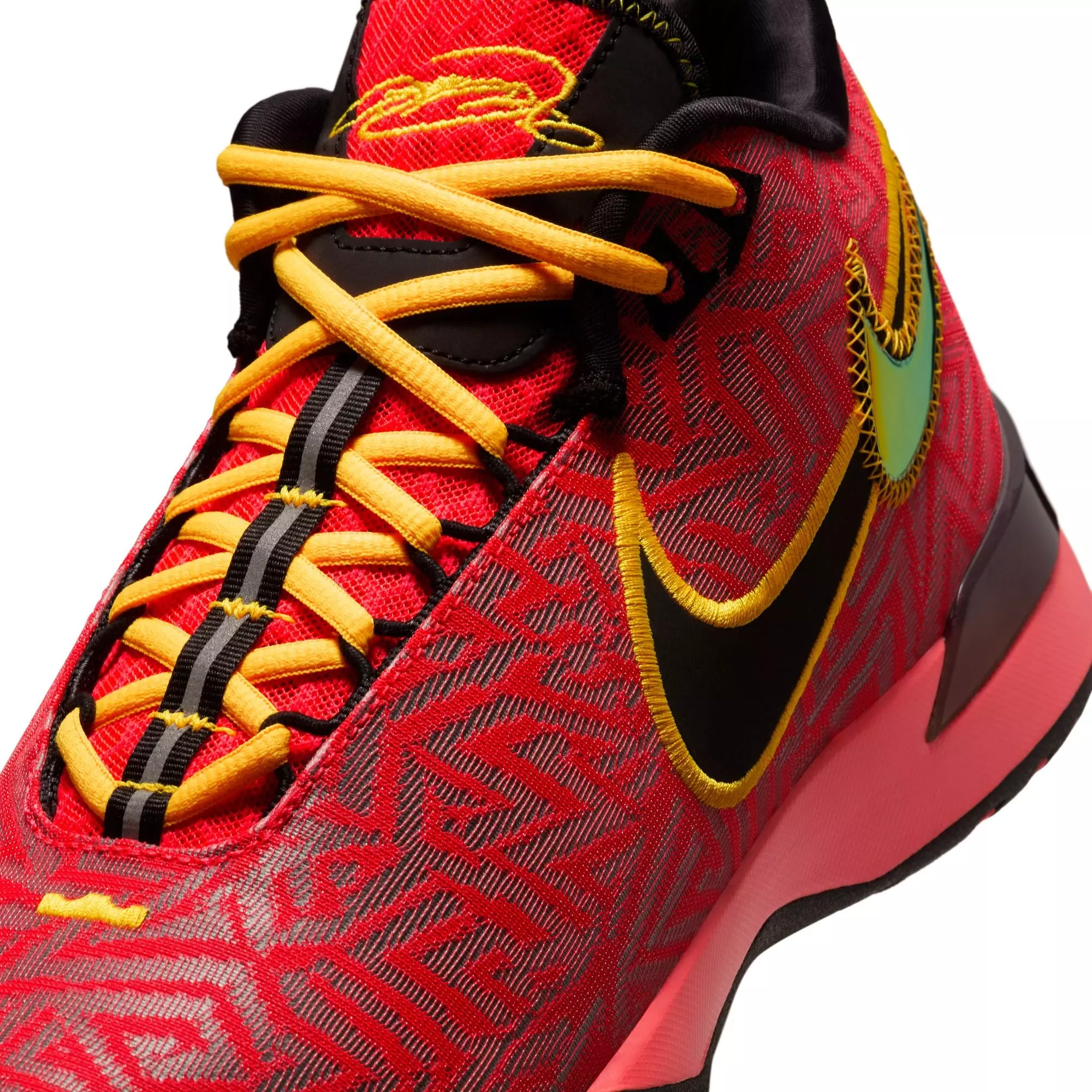 Nike LeBron NXXT Genisus "Radiation" Men's Basketball Shoe - BRIGHT CRIMSON/LASER ORANGE/BLACK