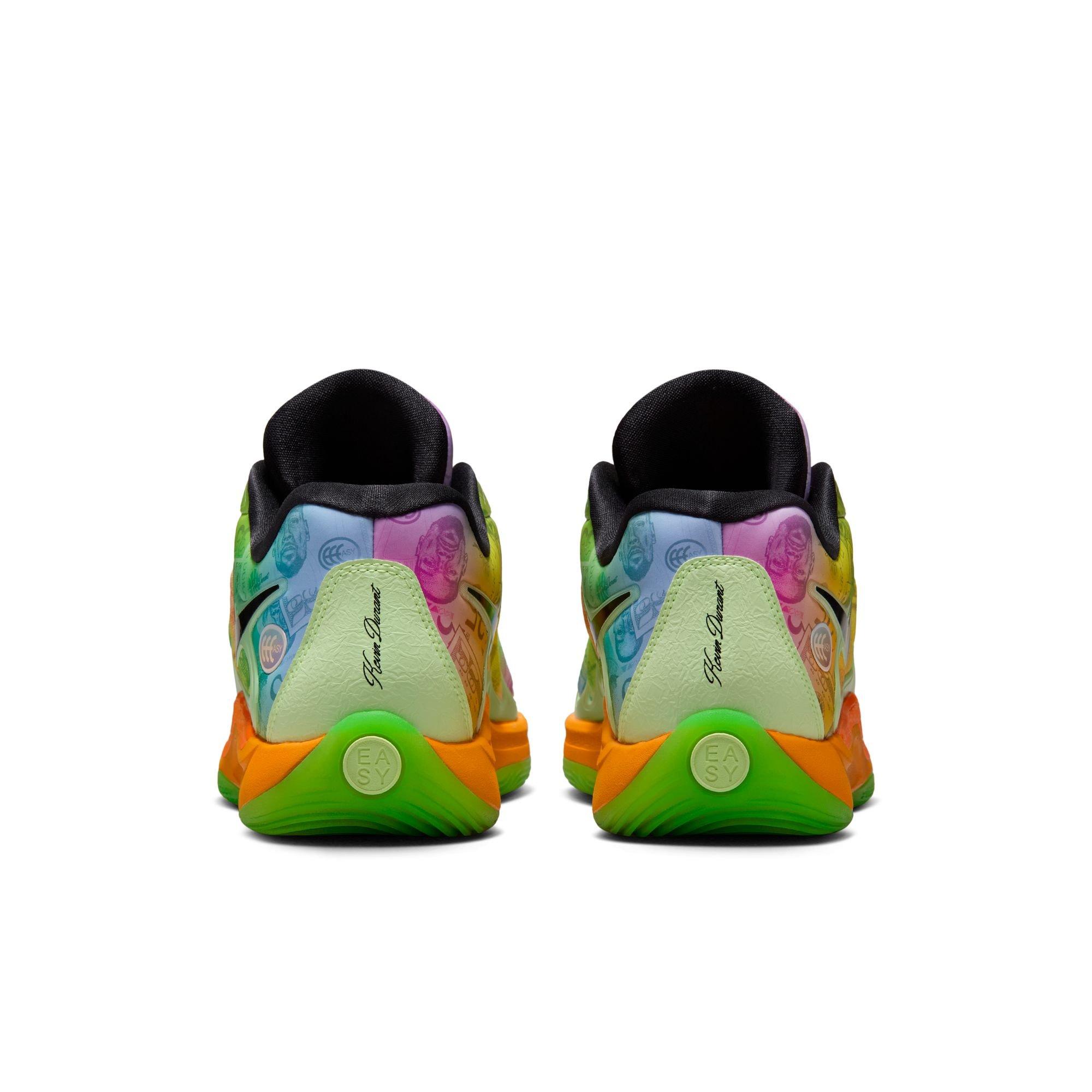 Nike KD17 "Easy Money" Men's Basketball Shoe -  BARELY VOLT/BALTIC BLUE/HYPER PINK Thumbnail View 8