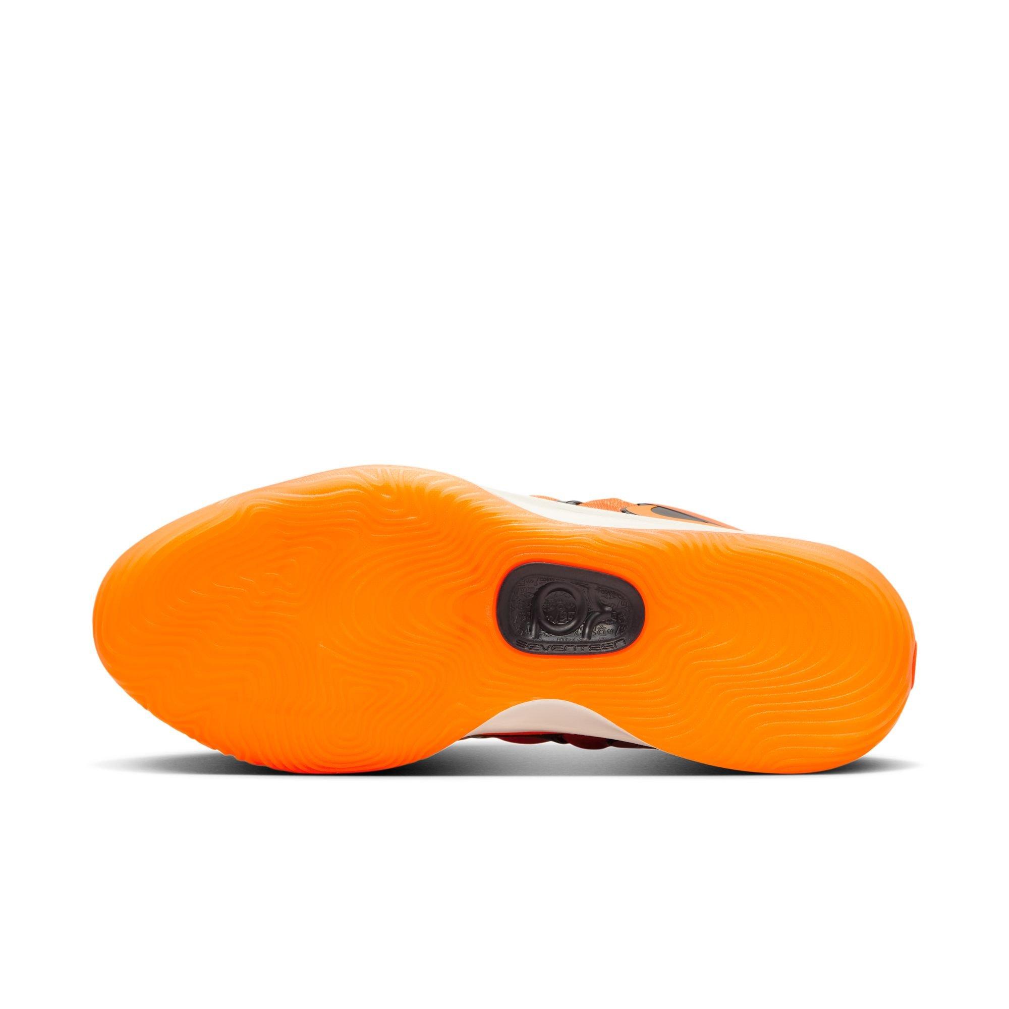 Nike KD17 "Slim Reaper" Men's Basketball Shoe - SAFETY ORANGE/SUNDIAL/BLACK Thumbnail View 10