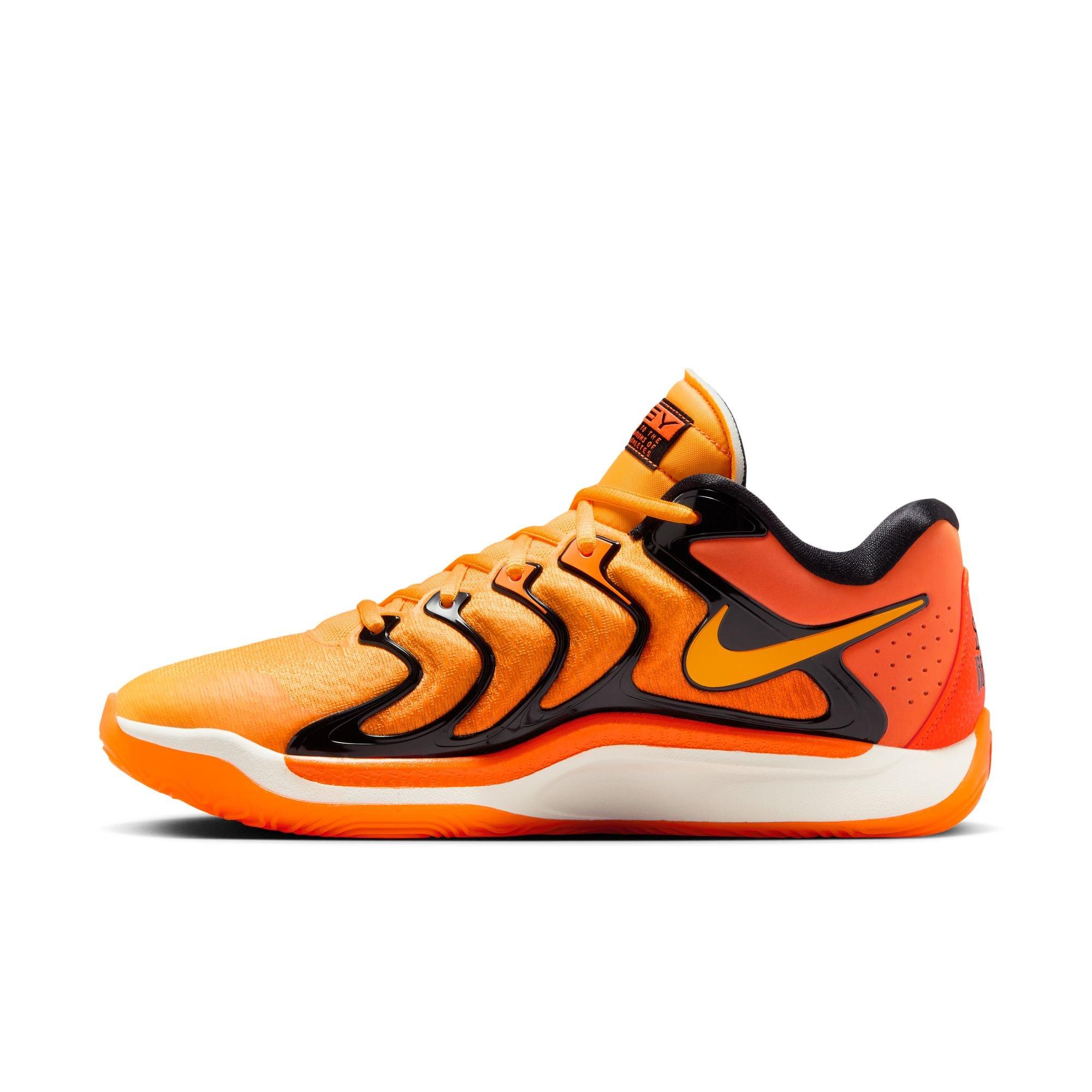 Nike KD17 "Slim Reaper" Men's Basketball Shoe - SAFETY ORANGE/SUNDIAL/BLACK Thumbnail View 7