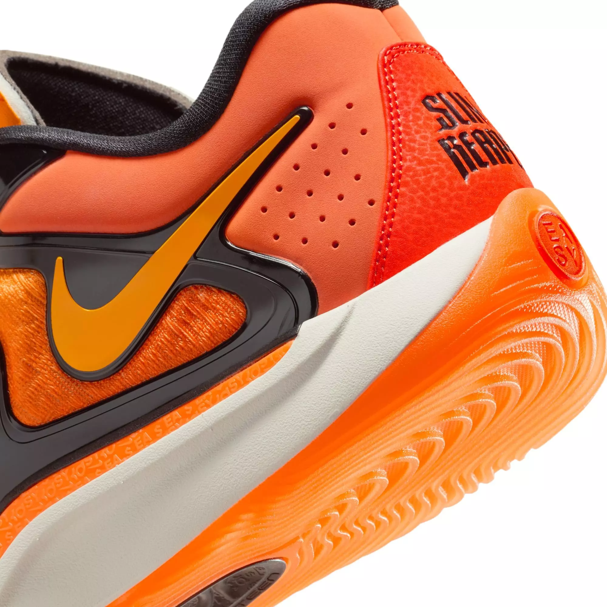 Nike KD17 "Slim Reaper" Men's Basketball Shoe - SAFETY ORANGE/SUNDIAL/BLACK