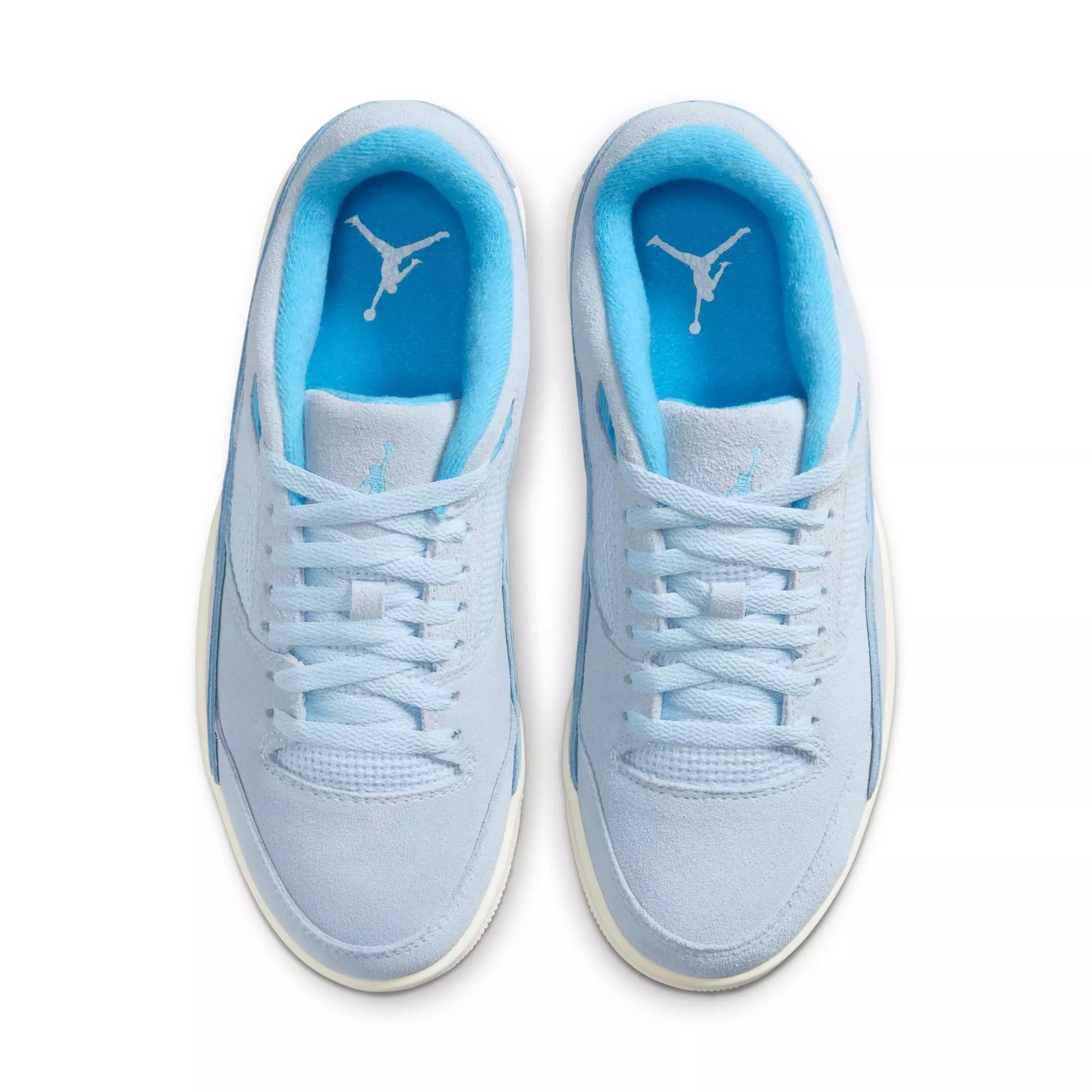 Jordan Flight Court "Hydrogen Blue/University Blue/Sail" Women's Shoe - BLUE/WHITE