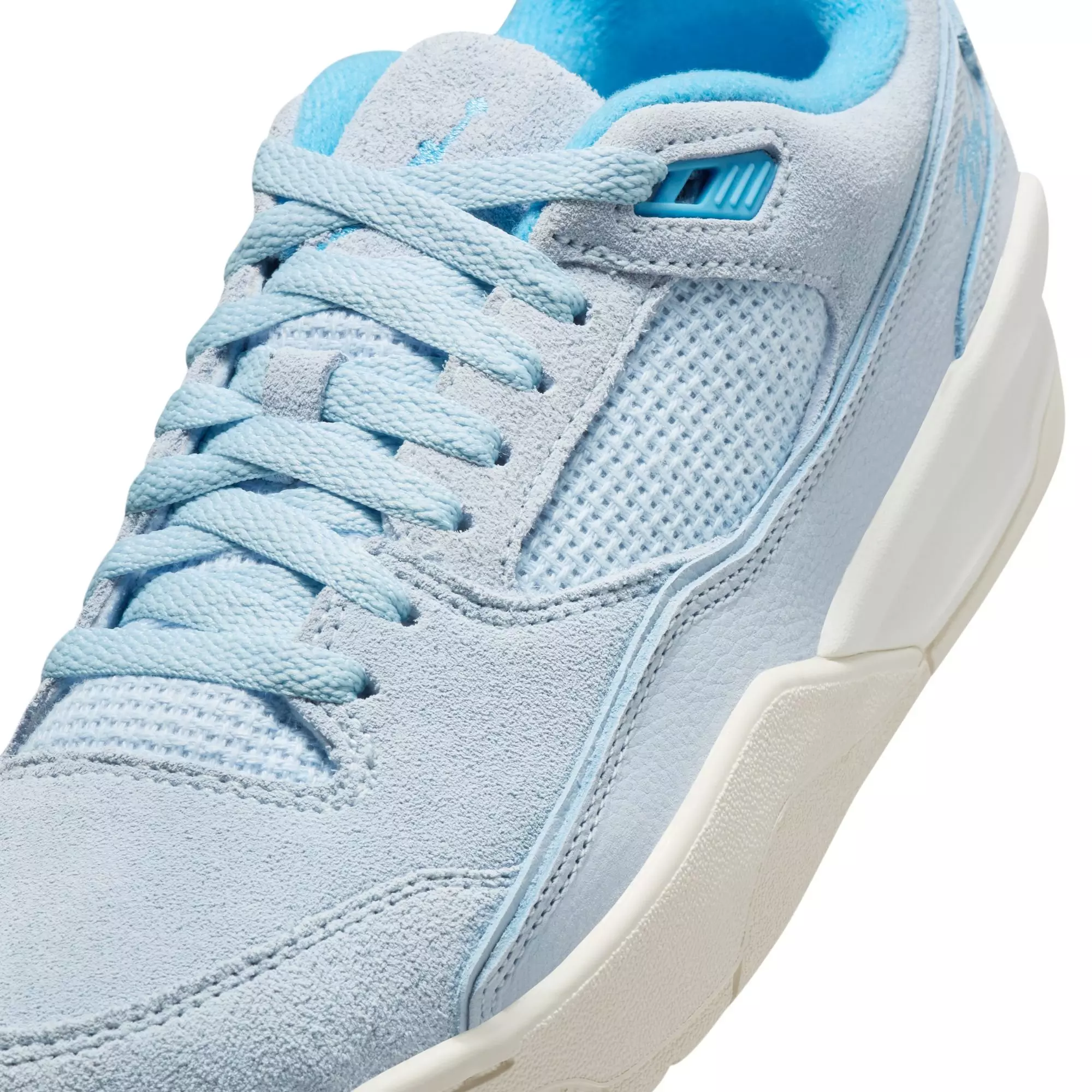 Jordan Flight Court "Hydrogen Blue/University Blue/Sail" Women's Shoe - BLUE/WHITE